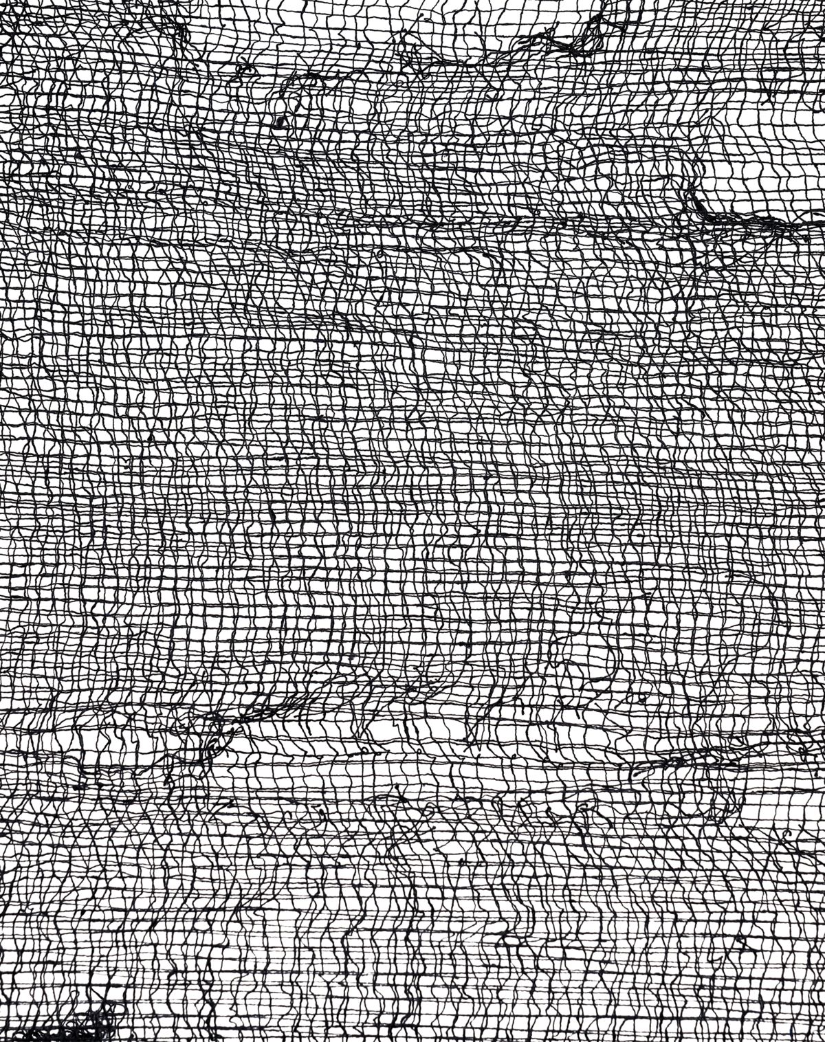9.5 Ft Black Loose Weave Fabric - Image 4