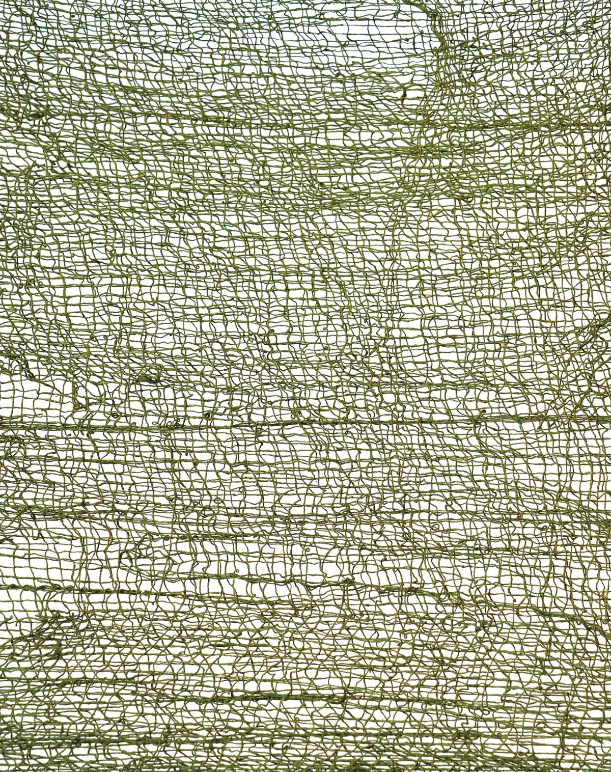 9.5 ft Green Loose Weave Fabric - Image 4