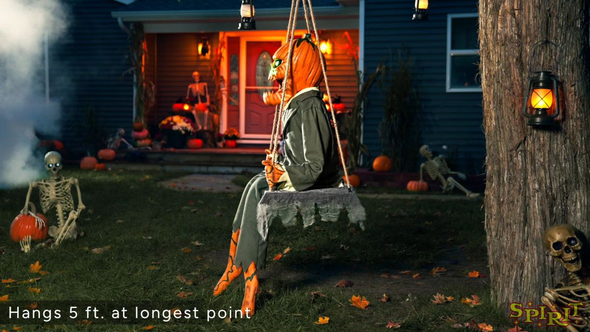 5 Ft Pumpkin Nester Animatronic - Image 4