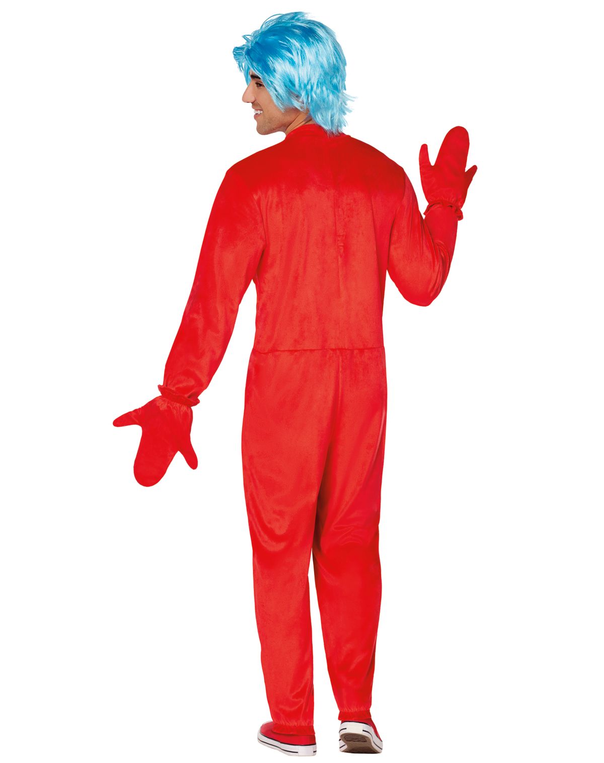 Adult Thing 1 and 2 One Piece Costume - Dr. Seuss - Image 3