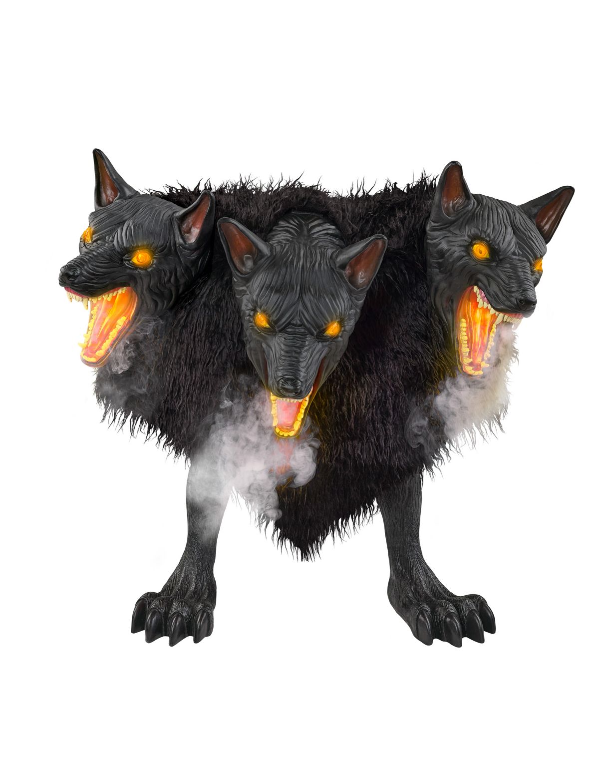 2 Ft 7 In Cerberus Three Headed Dog Animatronic - Image 4
