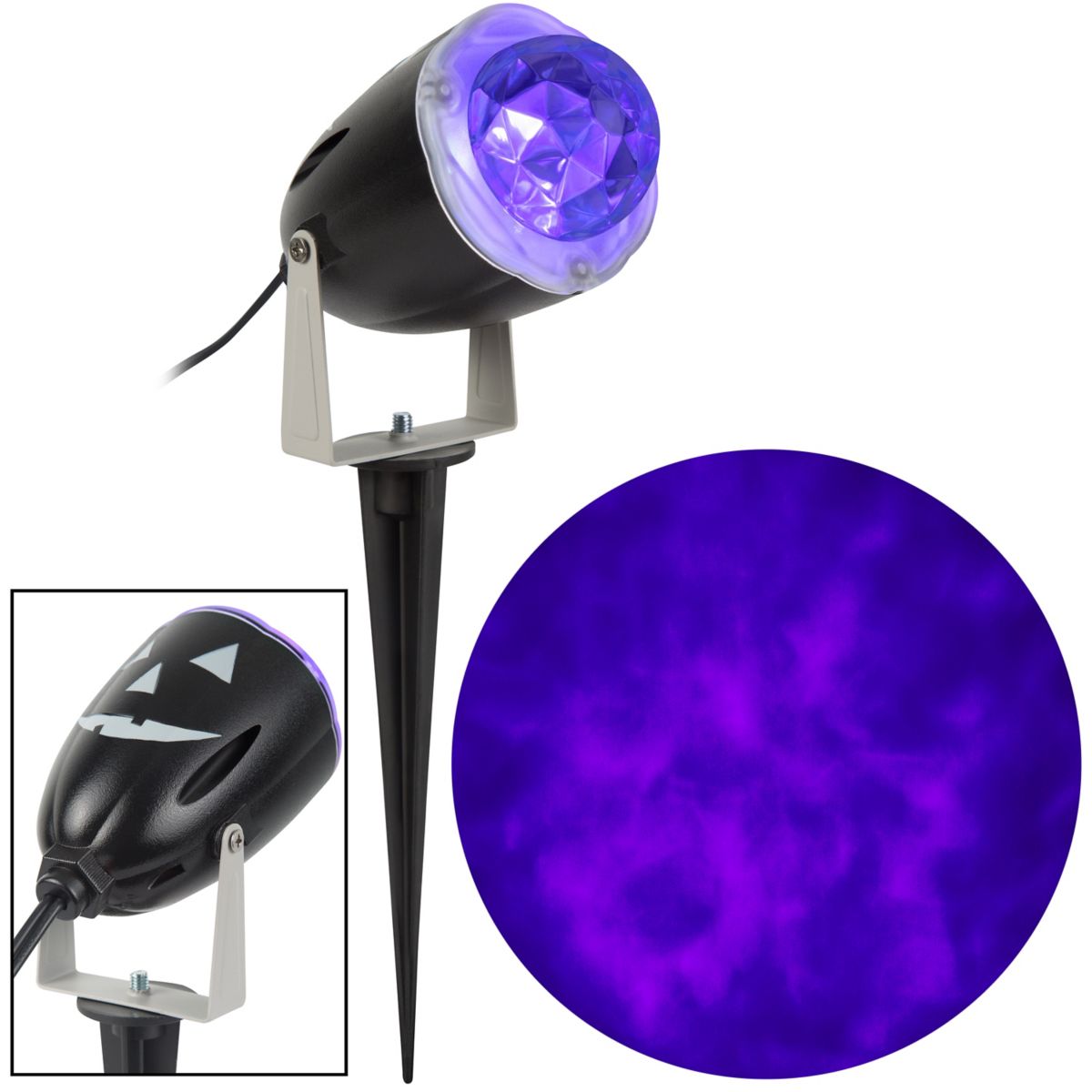 Halloween Lightshow Projection Fire u0026 Ice Spotlight (Black Light)
