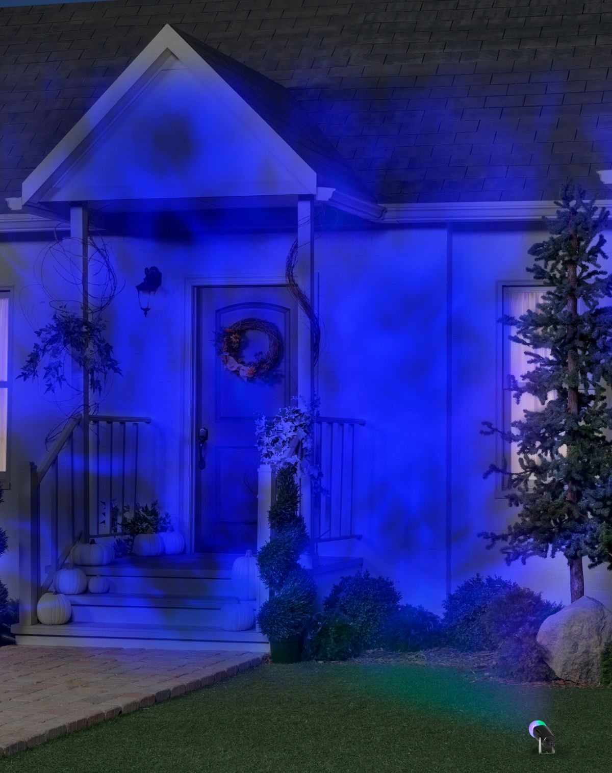 Halloween Lightshow Projection Fire u0026 Ice Spotlight (Black Light) - Image 3