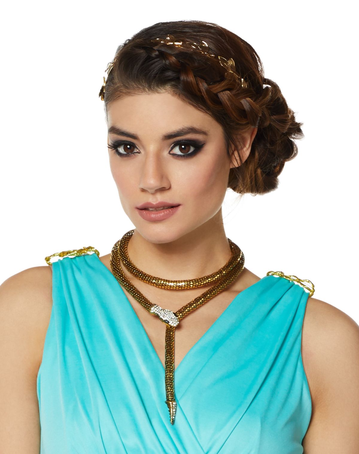 Golden Roman Snake Necklace - Image 2