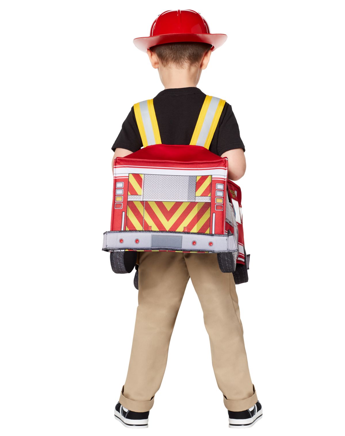 Toddler Light-Up Firetruck Ride-Along Costume - Image 2