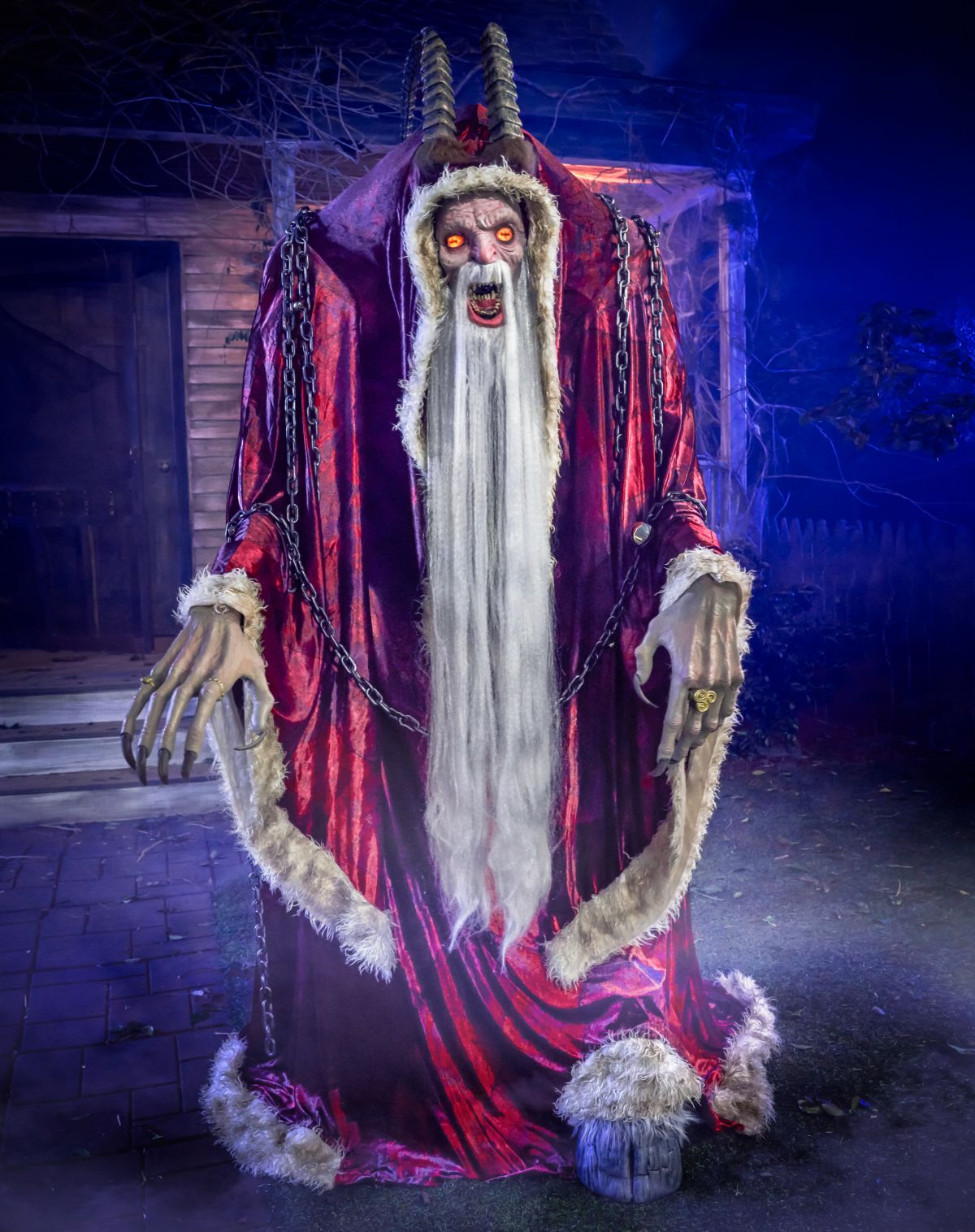 6 Ft 6 In Krampus Animatronic