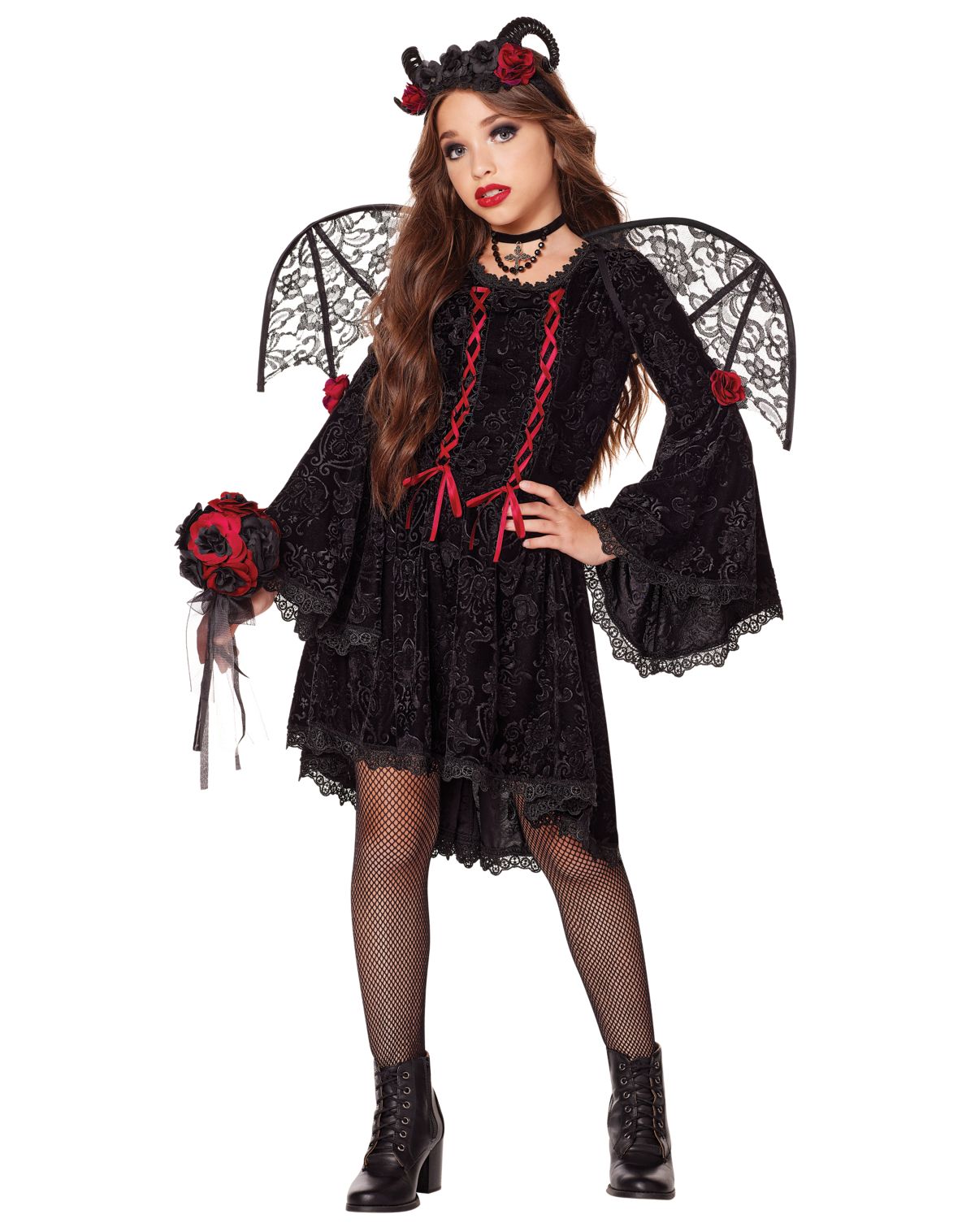 Kids Gothic Devil Costume