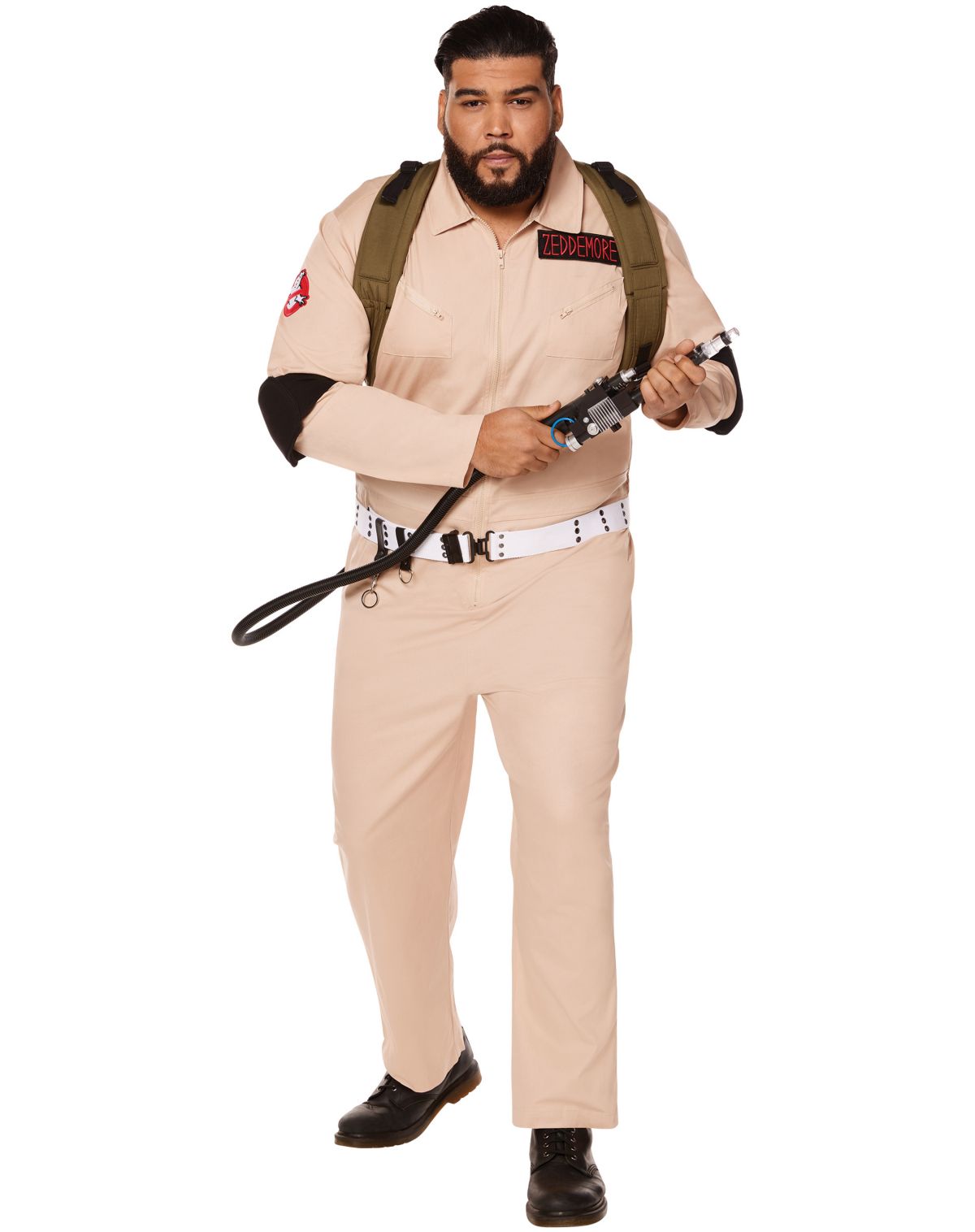 Adult Mens Ghostbusters One Piece Plus Size Costume - Ghostbusters Cla