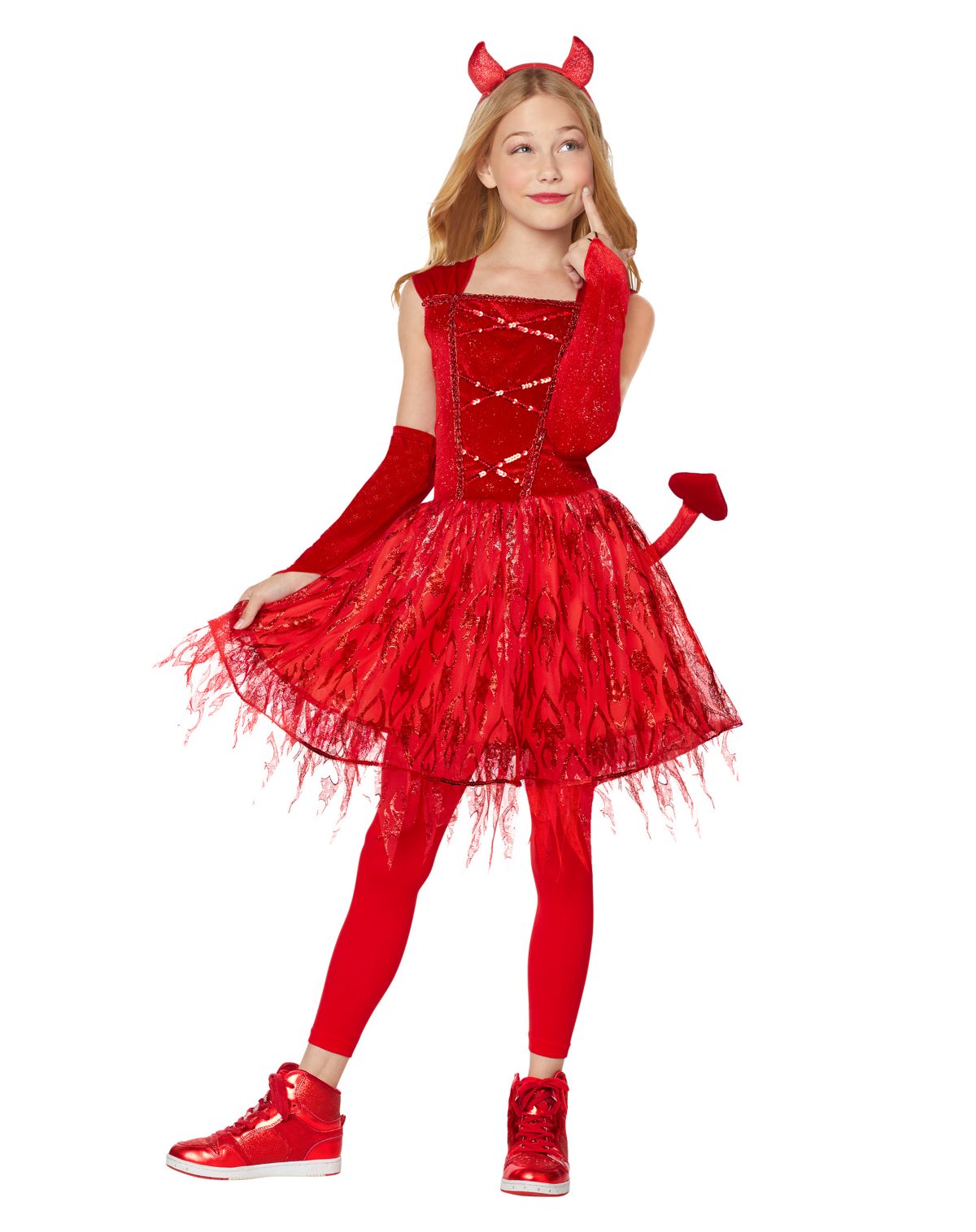 Kids Fiery Devil Costume