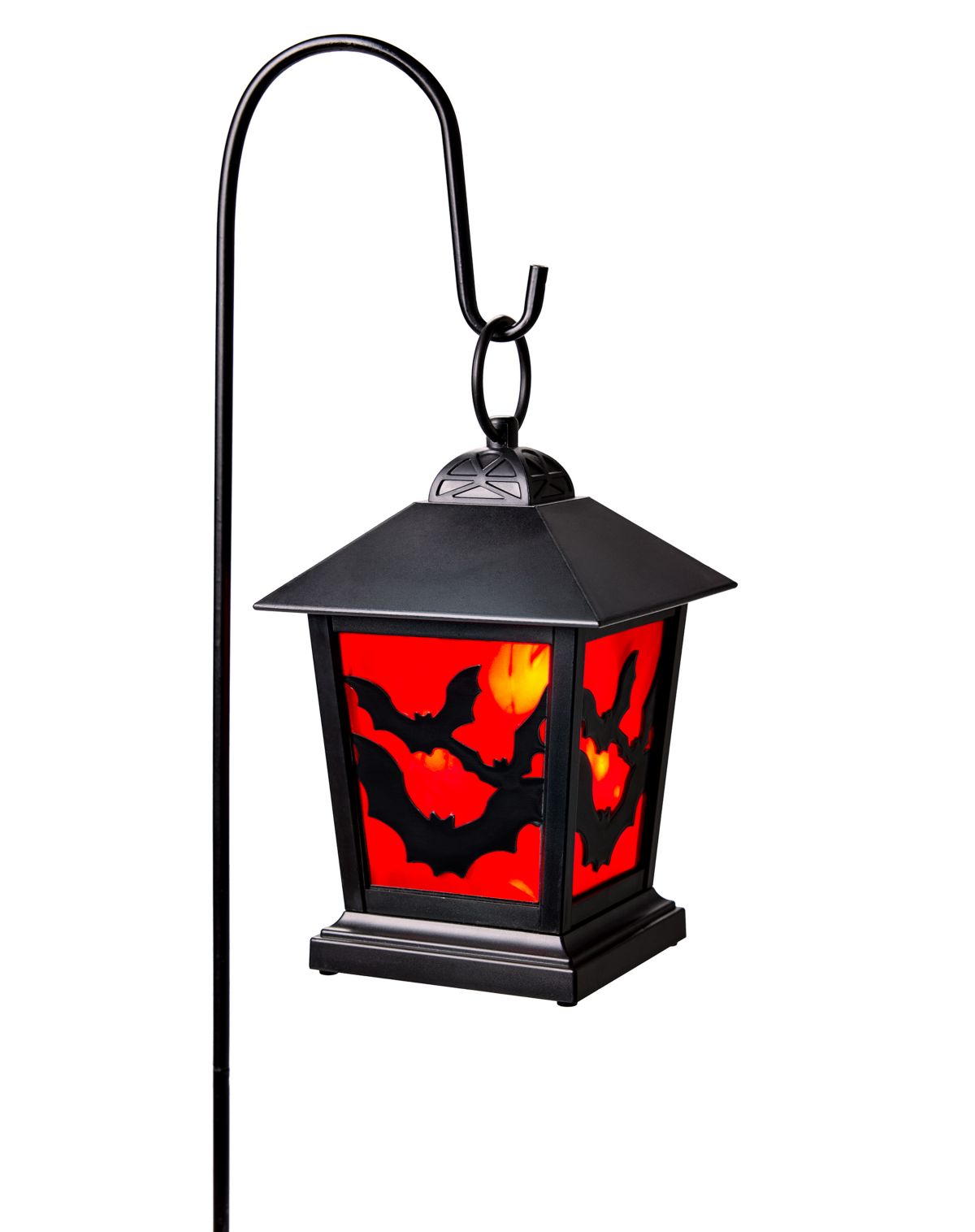 Red LED Creepy Bats Lantern Pathway Markers - 3 Pack - Image 3