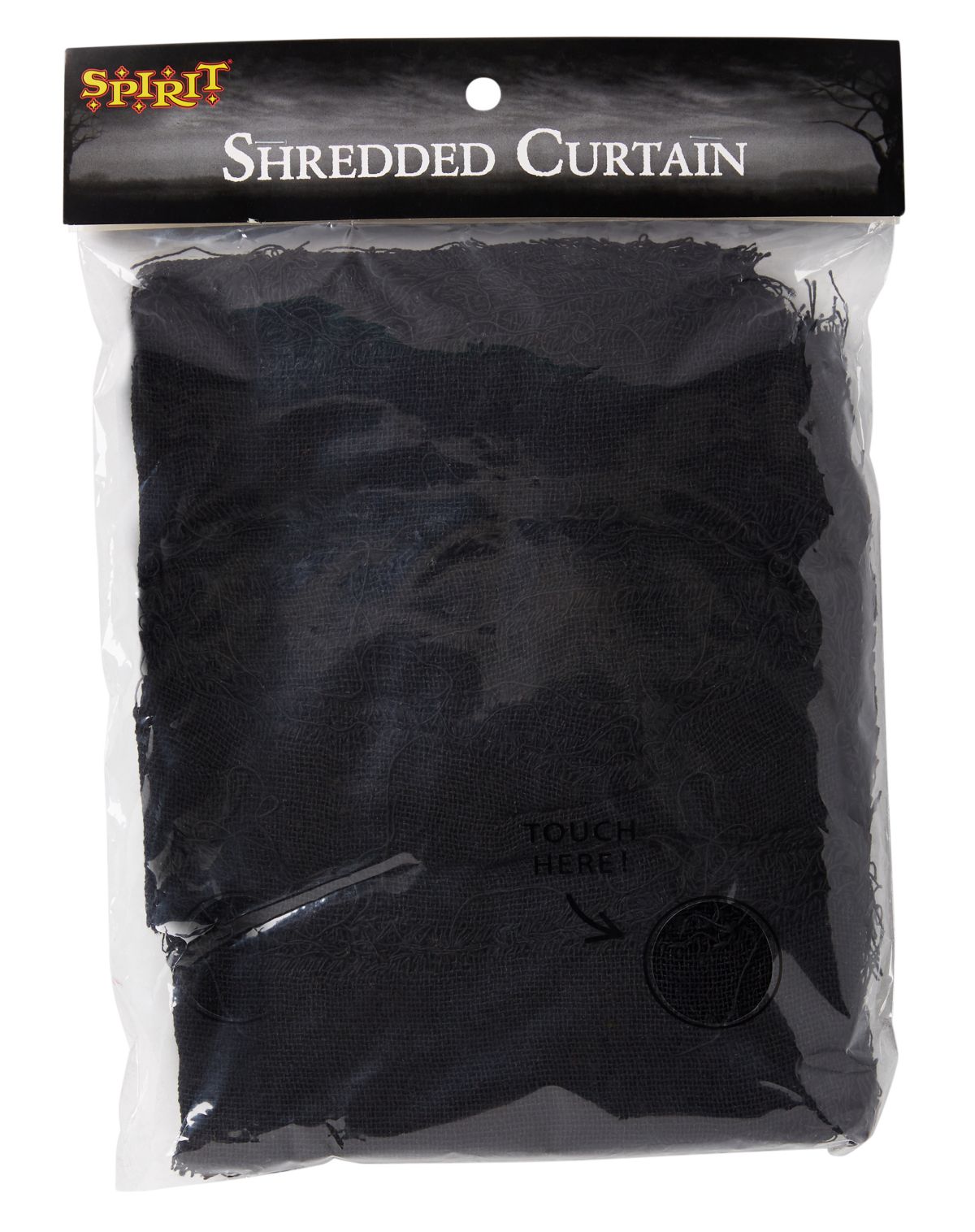 Black Shredded Curtain - Image 3