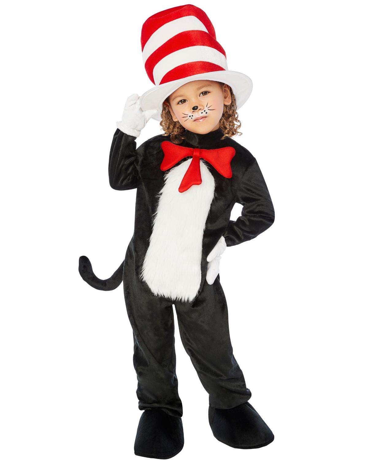 Toddler Cat in the Hat Jumpsuit Costume – Dr. Seuss