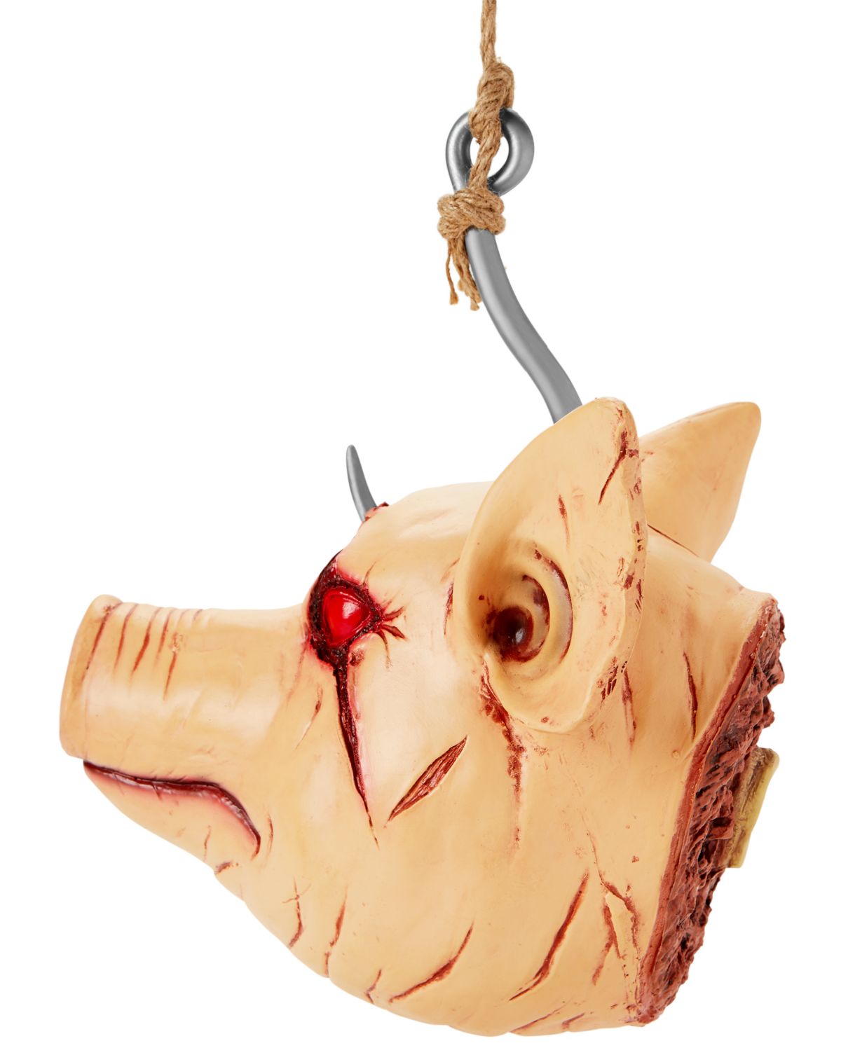 Hanging Severed Pig Head - Image 4