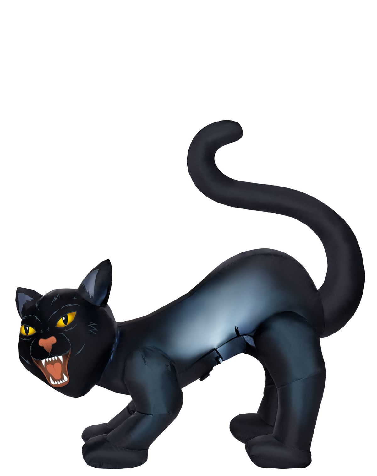 4 Ft Light-Up Scary Cat Inflatable - Decorations - Image 3