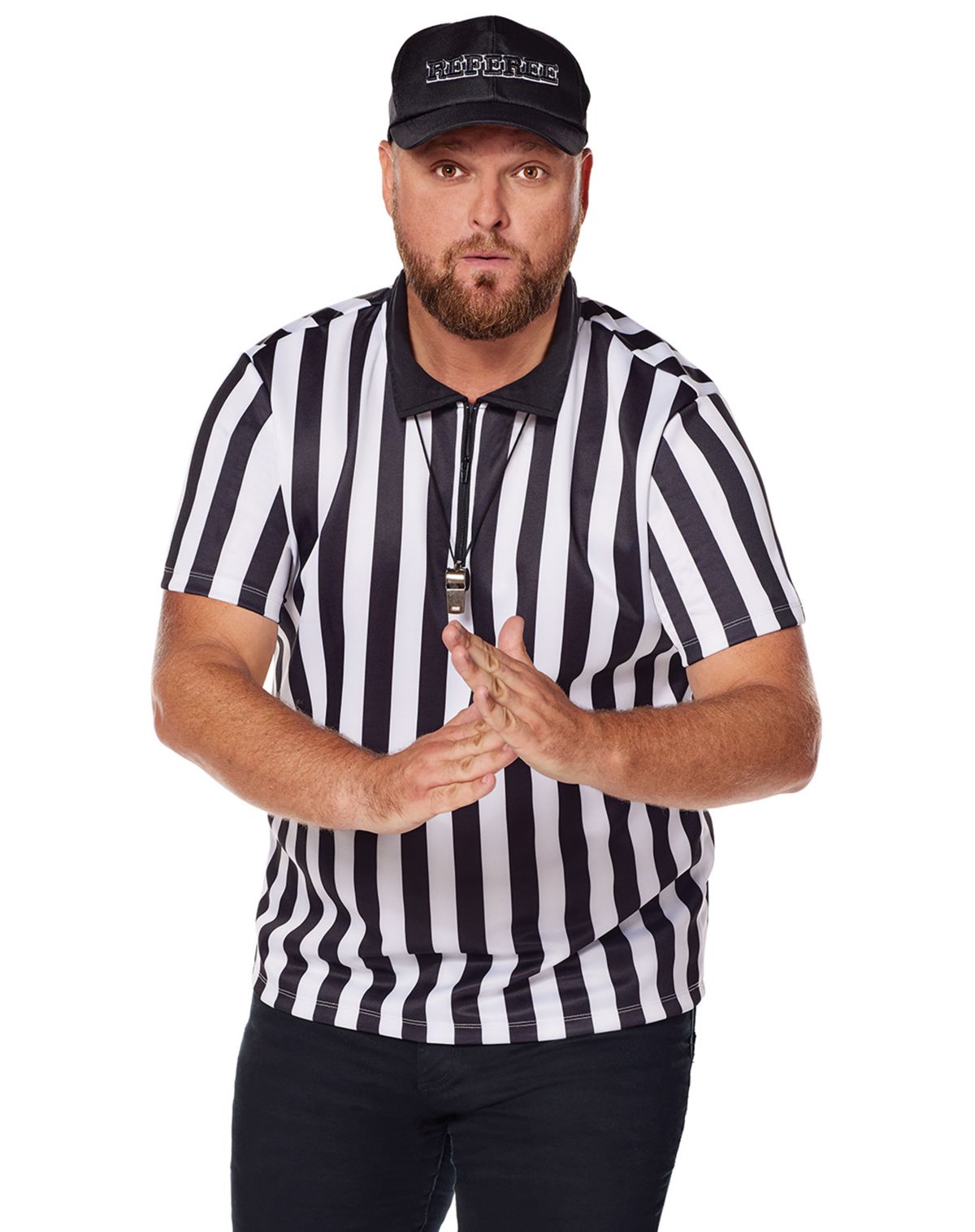 Adult Referee Plus Size Costume Kit