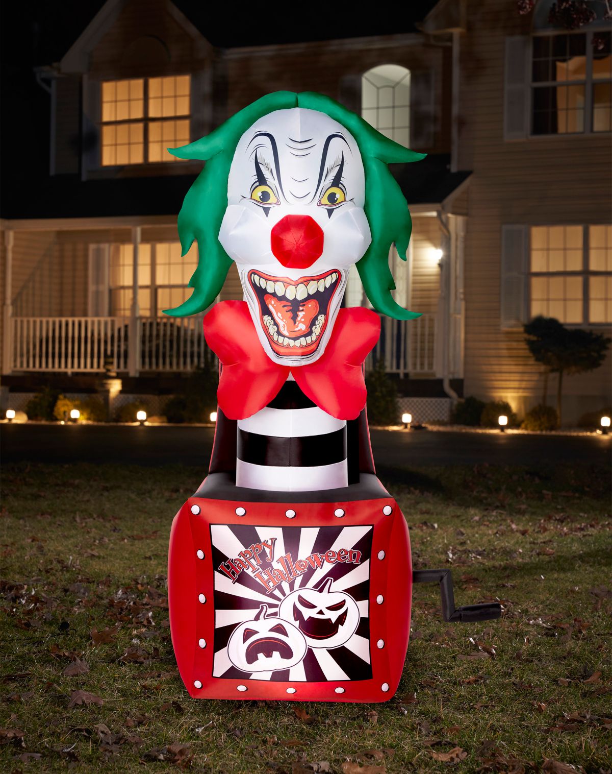 8 Ft Light-Up Fright in the Box Inflatable Decoration
