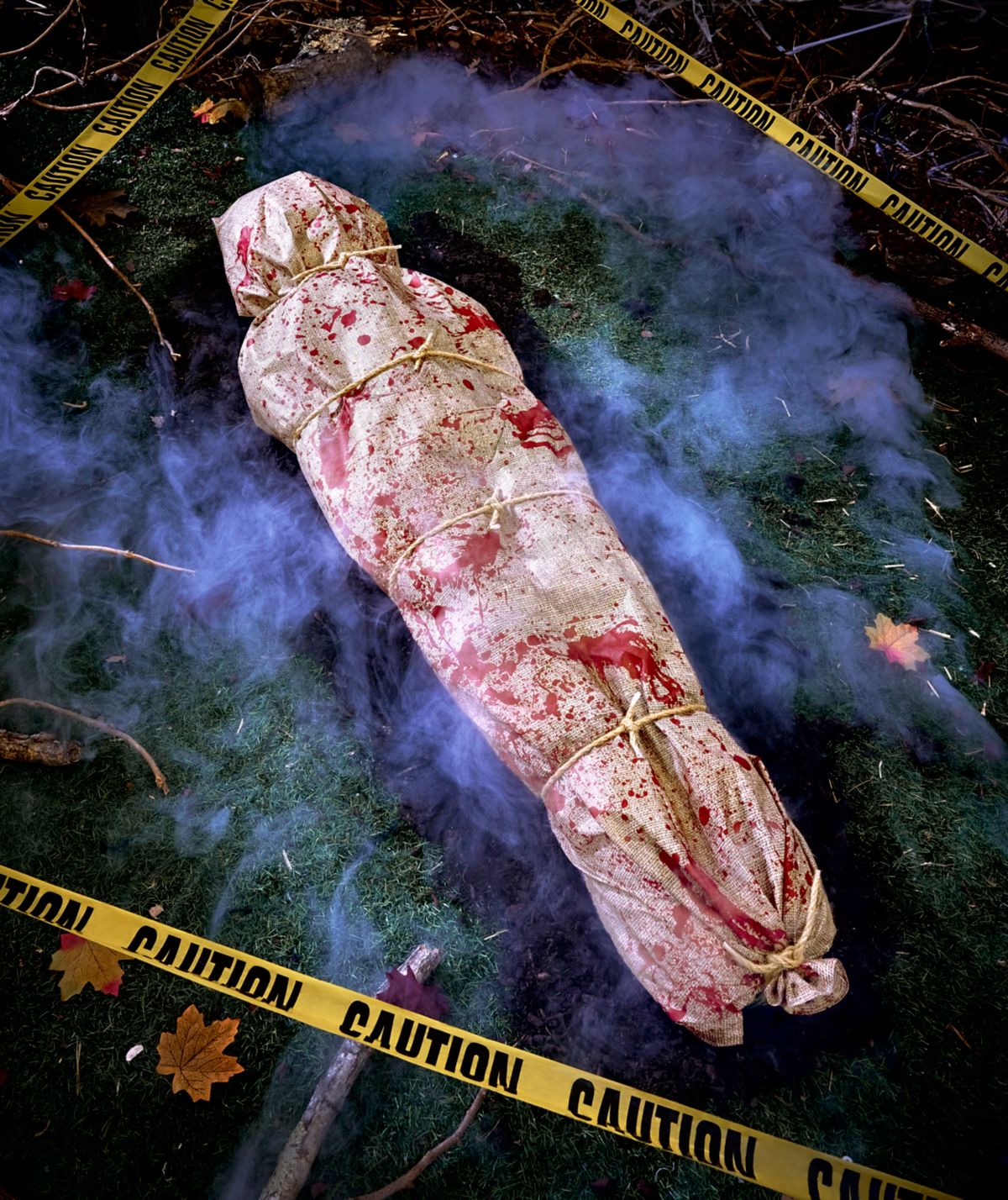 5 Ft. Bloody Body Bag - Image 2