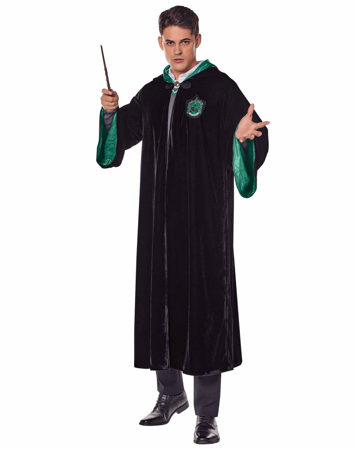 Adult Slytherin Robe Deluxe - Harry Potter - Image 4