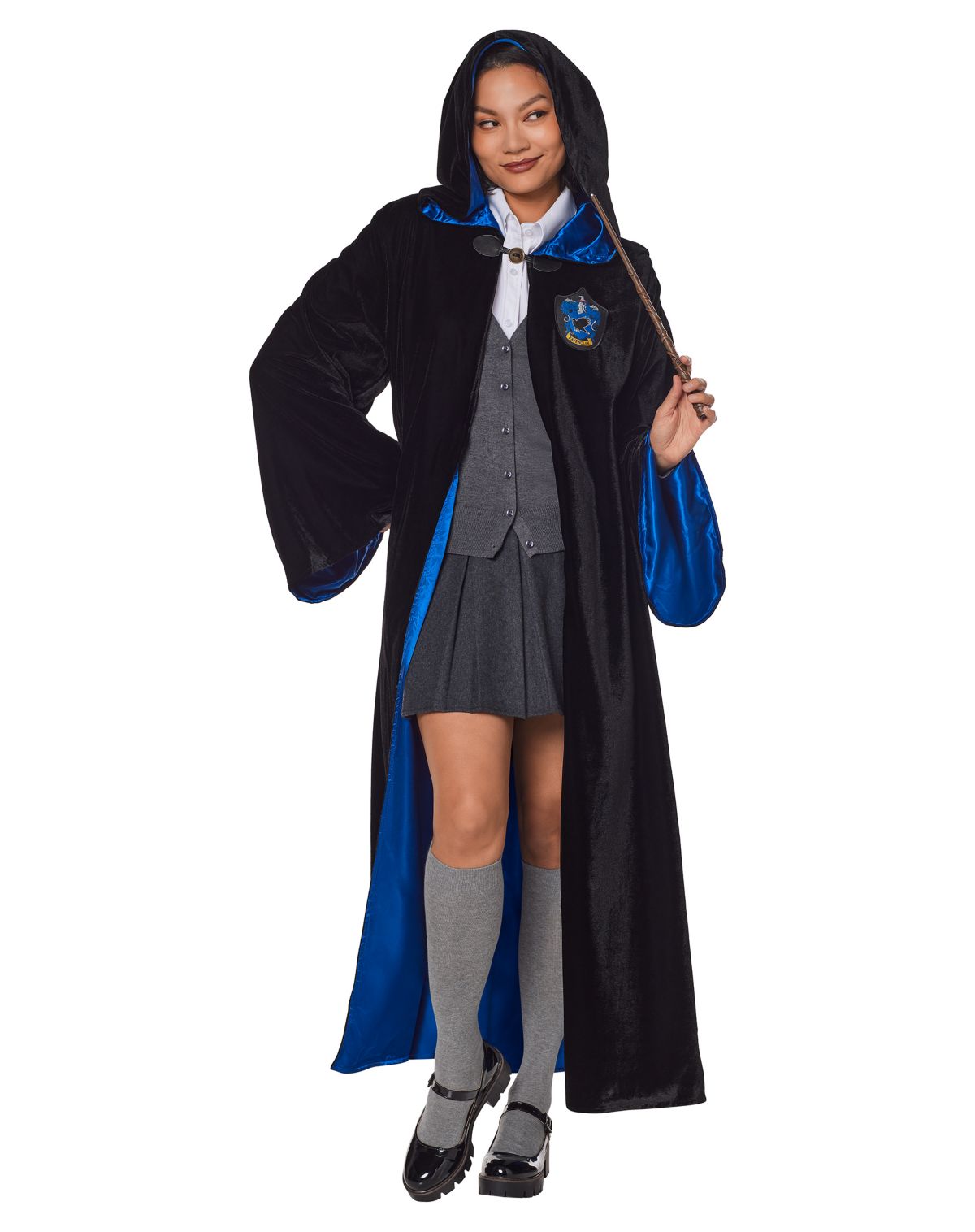 Adult Ravenclaw Robe Deluxe - Harry Potter - Image 2