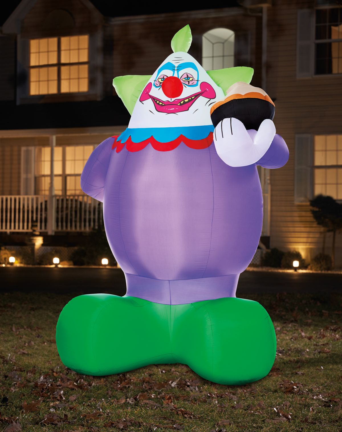 12 Ft Jumbo Light-Up Inflatable Decoration - Killer Klowns from Outer