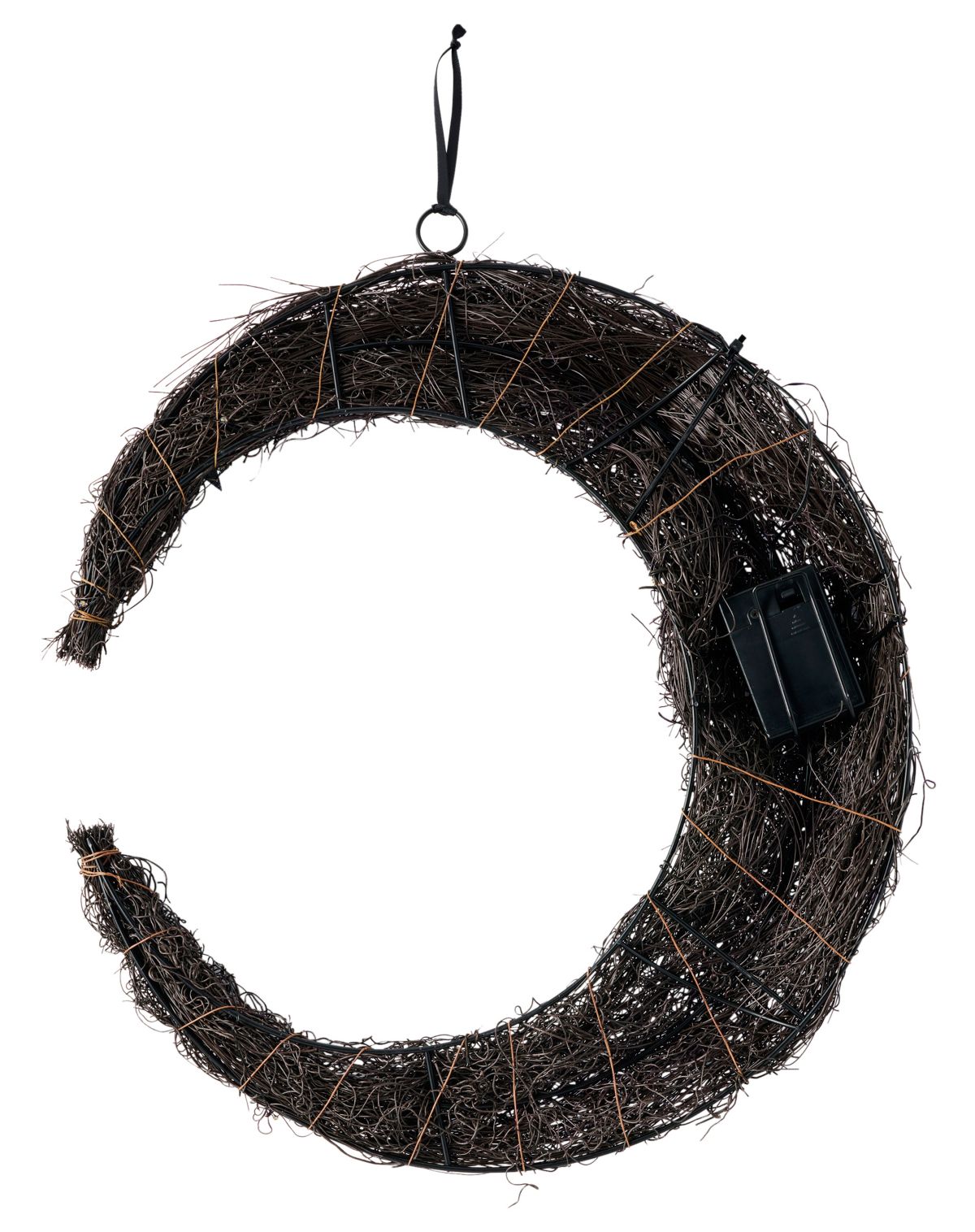 Light-Up Crescent Moon Wreath - Image 3