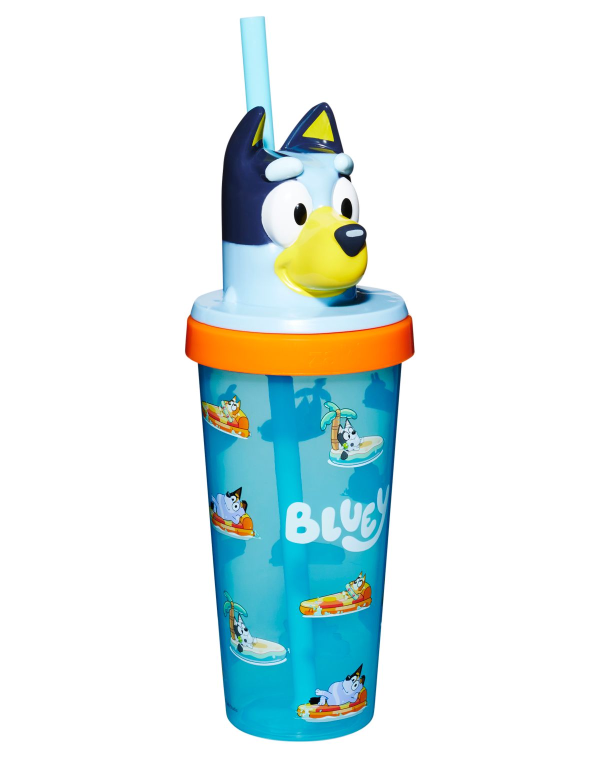 Bluey Molded Cup with Straw - Image 2