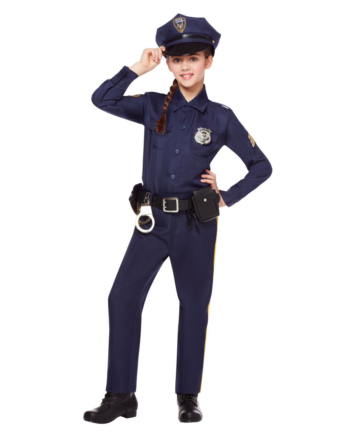 Kids Police Officer Costume Deluxe