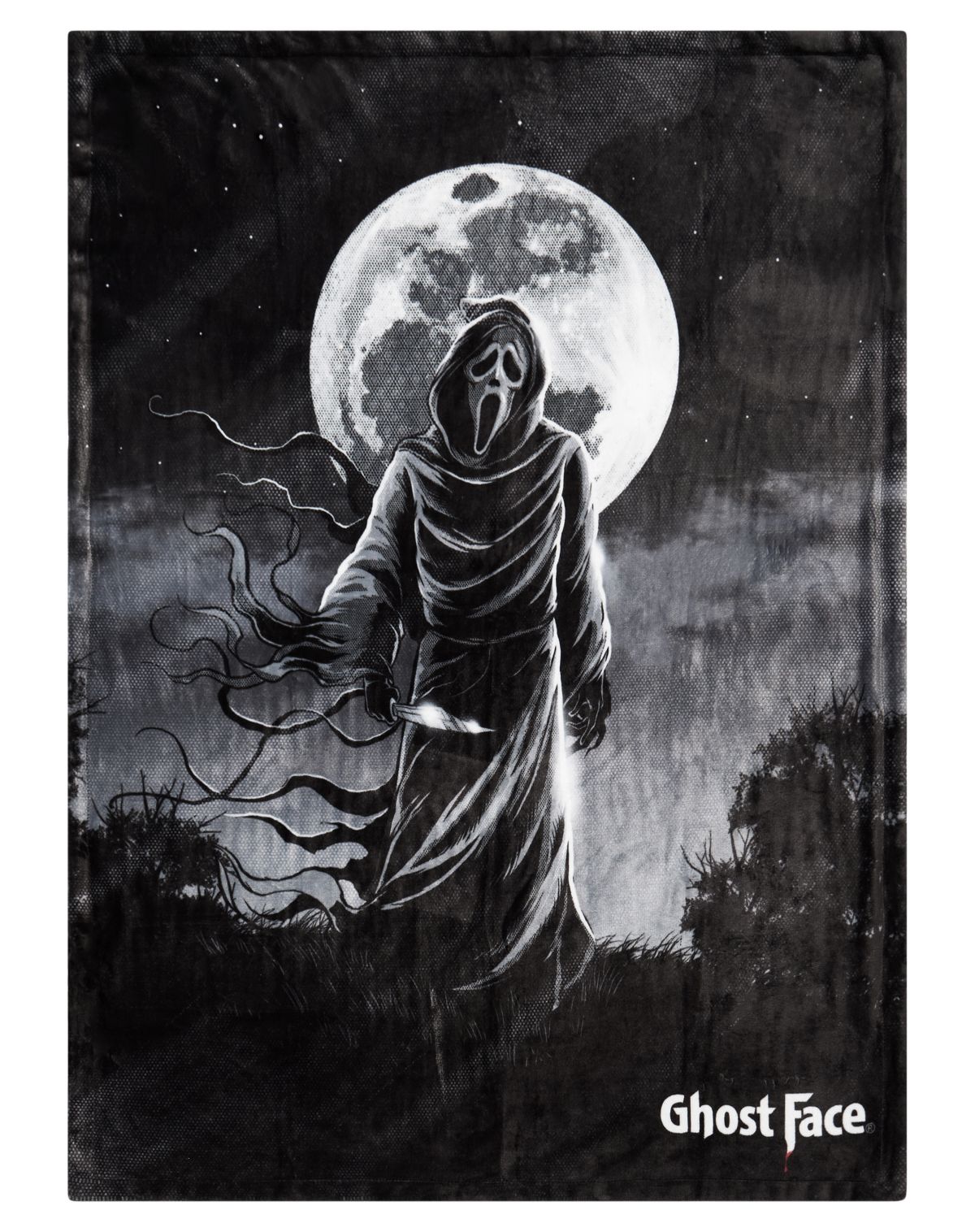 Ghost Face Reversible Fleece Blanket - Image 2