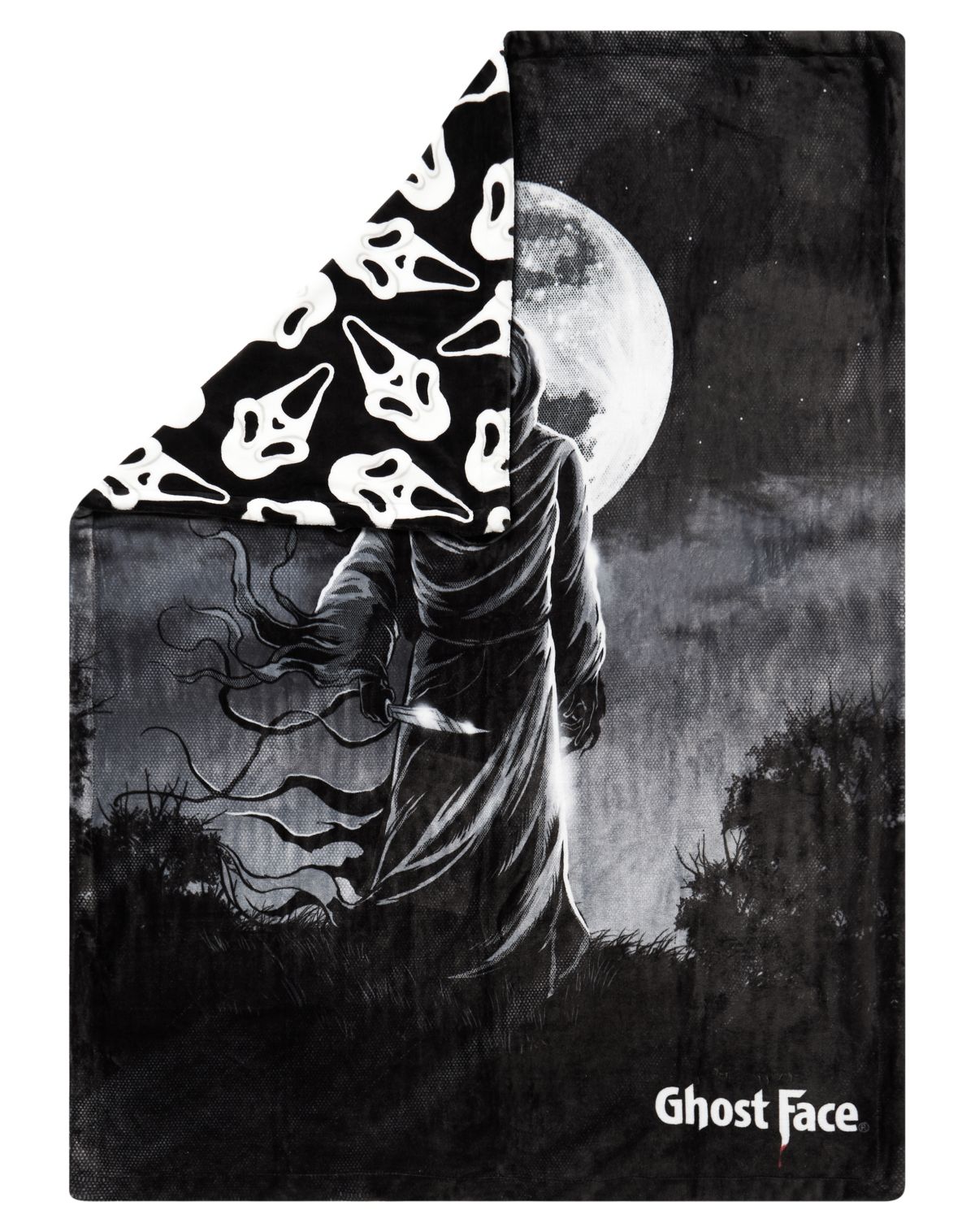 Ghost Face Reversible Fleece Blanket - Image 3