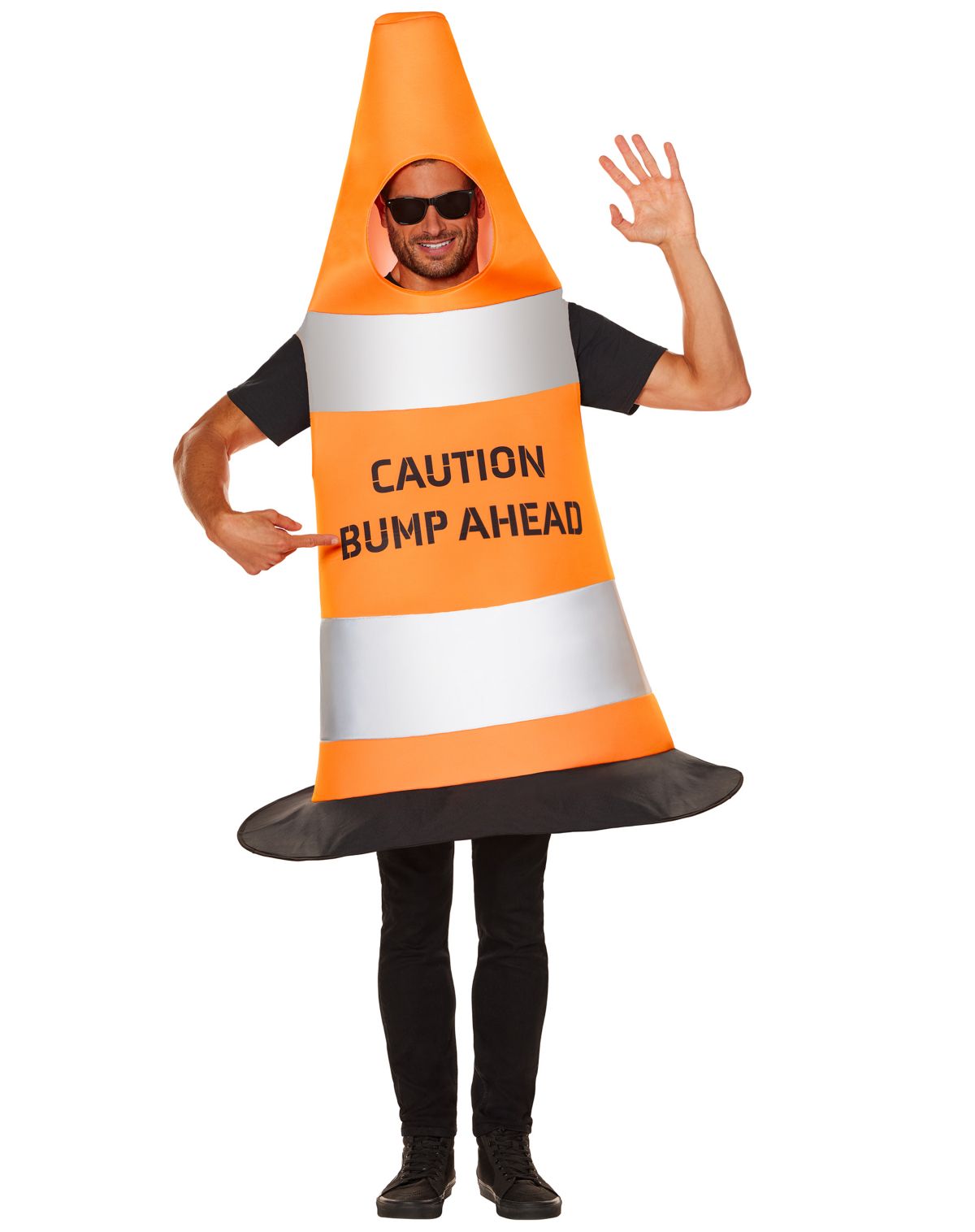 Adult Traffic Cone Costume - Image 2
