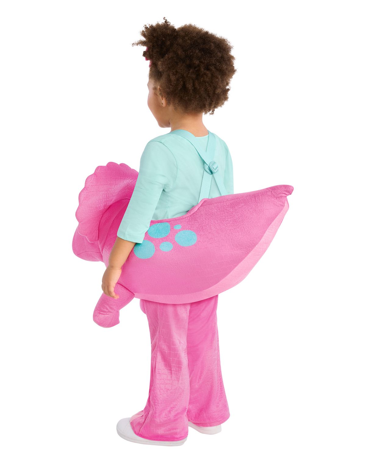 Toddler Pink Dino Ride-Along Costume - Image 2