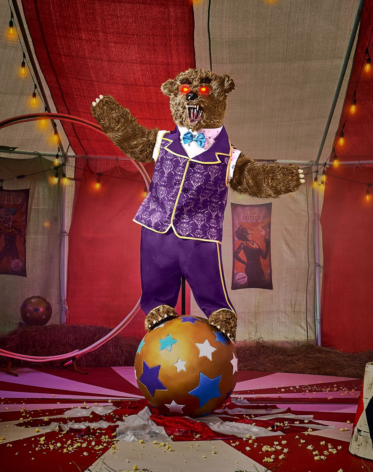 4 Ft 3 In Toothy the Clown Animatronic