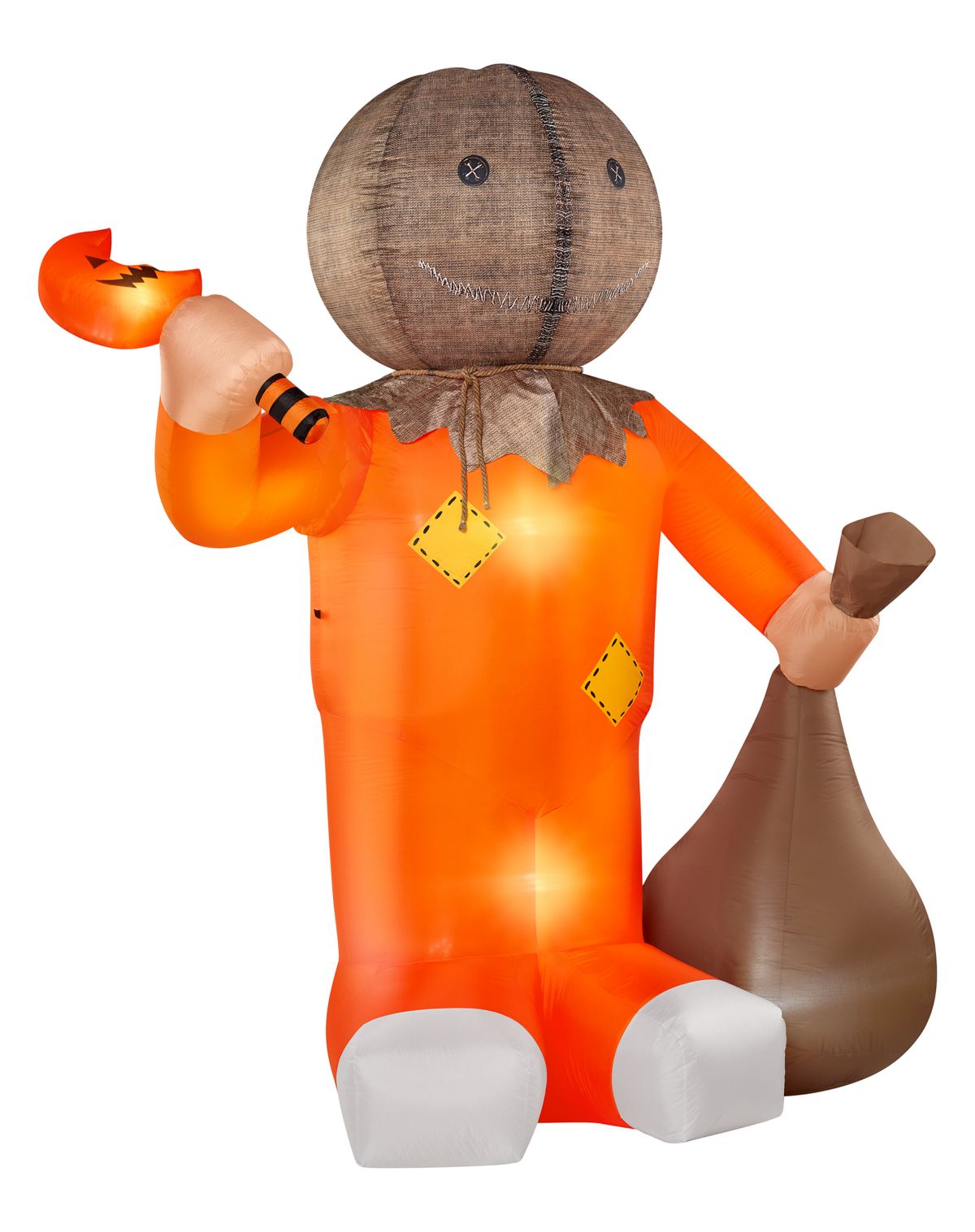 8 Ft Light-Up Sam Inflatable Decoration - Trick u0027r Treat - Image 3
