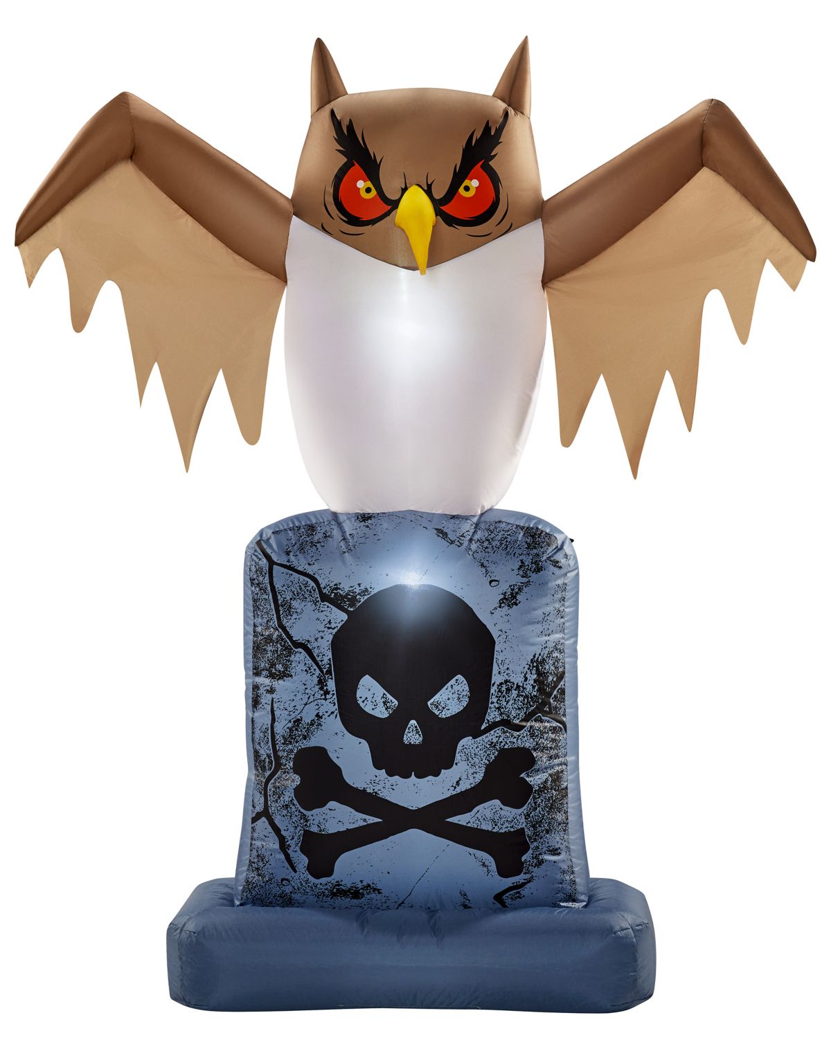 4.5 Ft. Owl Tombstone Light-Up Inflatable Decoration - Image 2