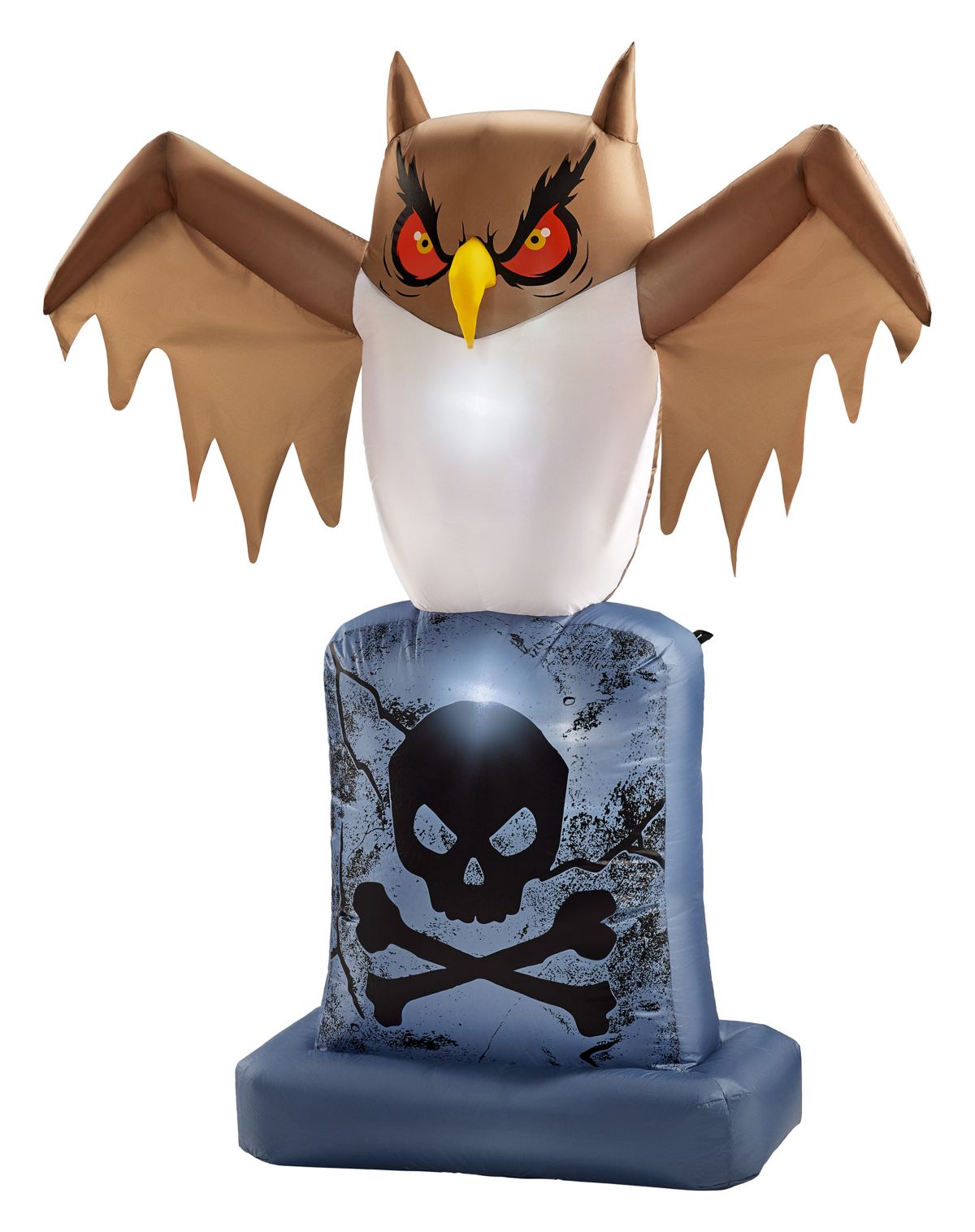 4.5 Ft. Owl Tombstone Light-Up Inflatable Decoration - Image 3