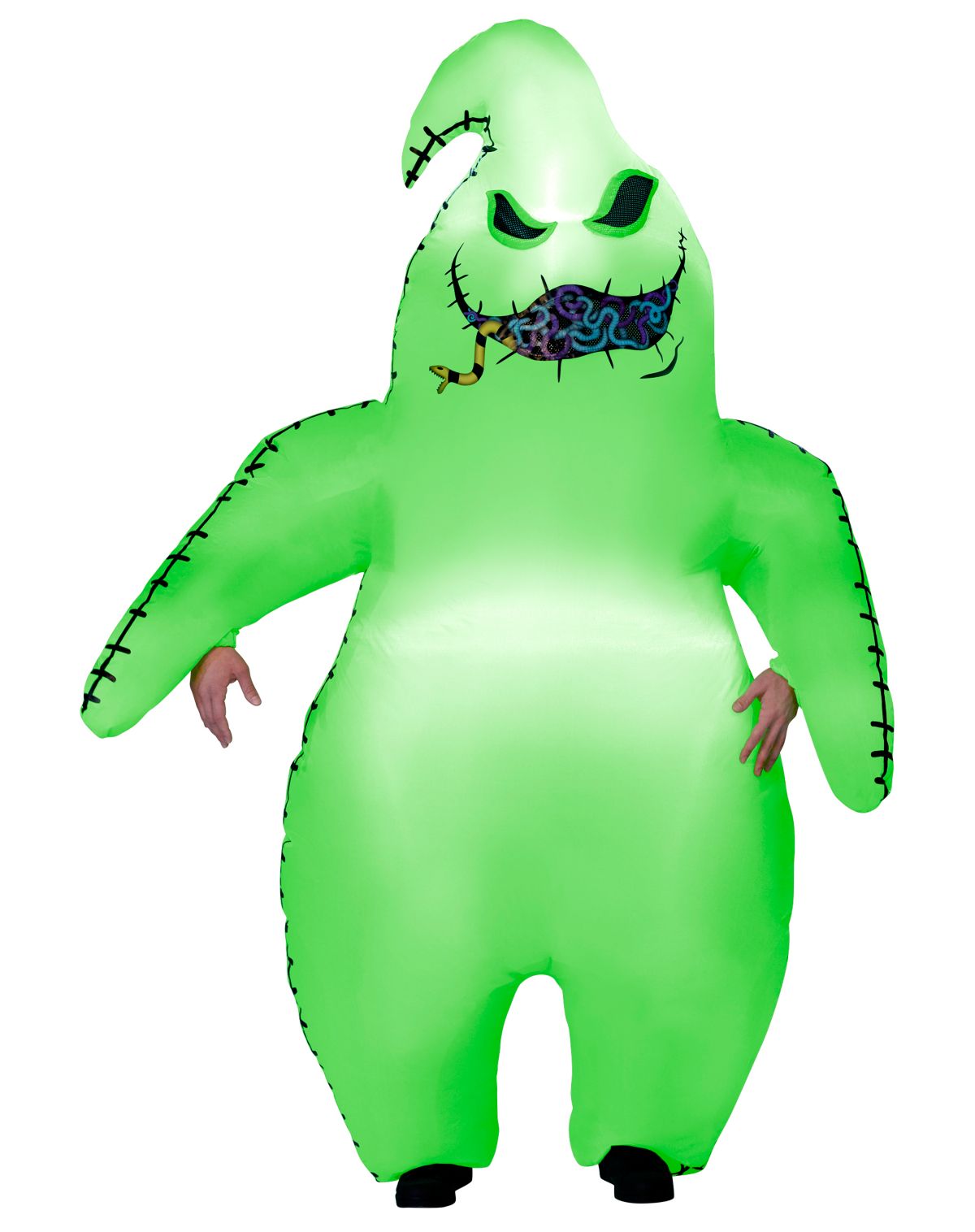 Kids Light-Up Oogie Boogie Inflatable Costume - The Nightmare Before C