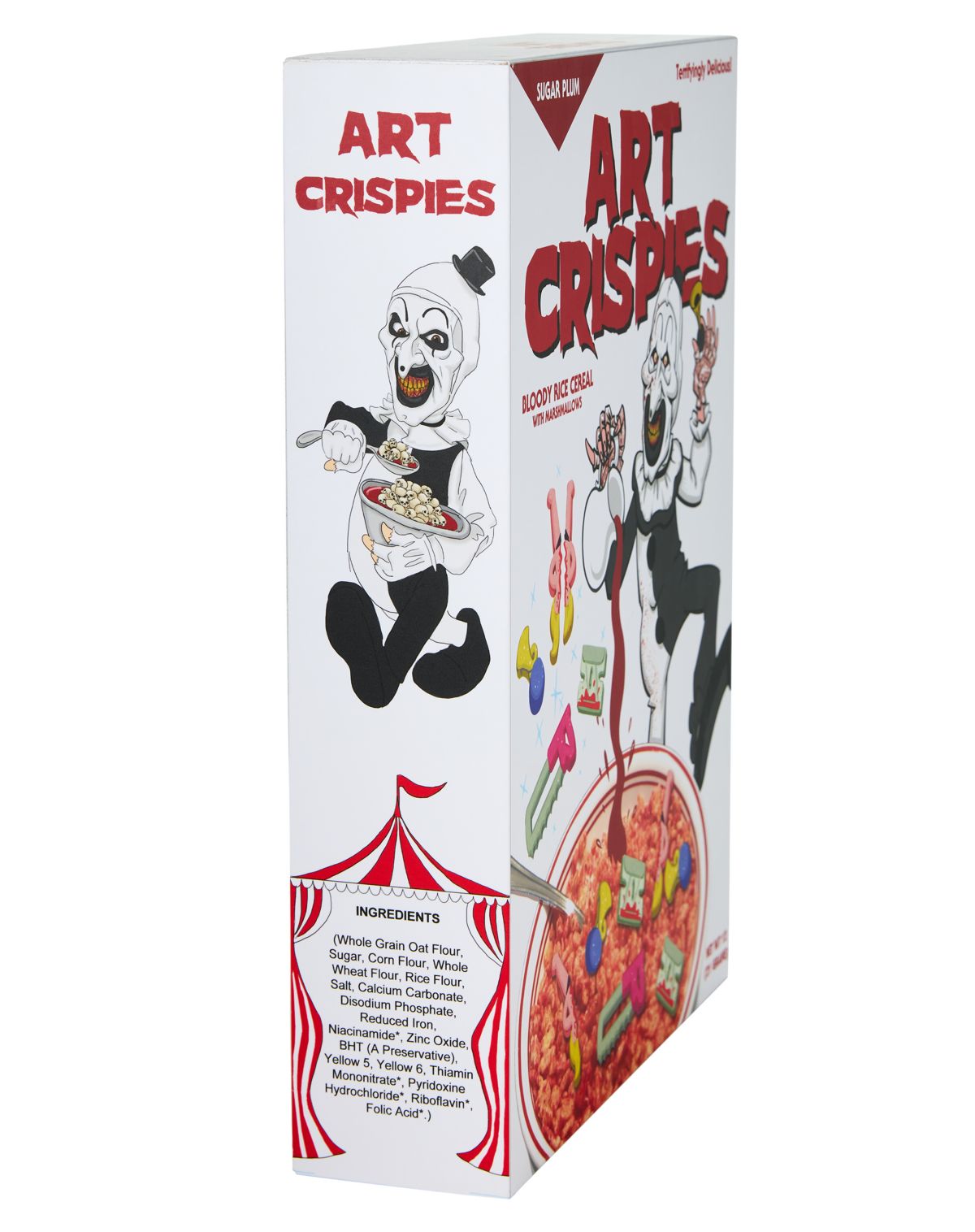 Terrifier Art Crispies Cereal Box Sign - Image 2