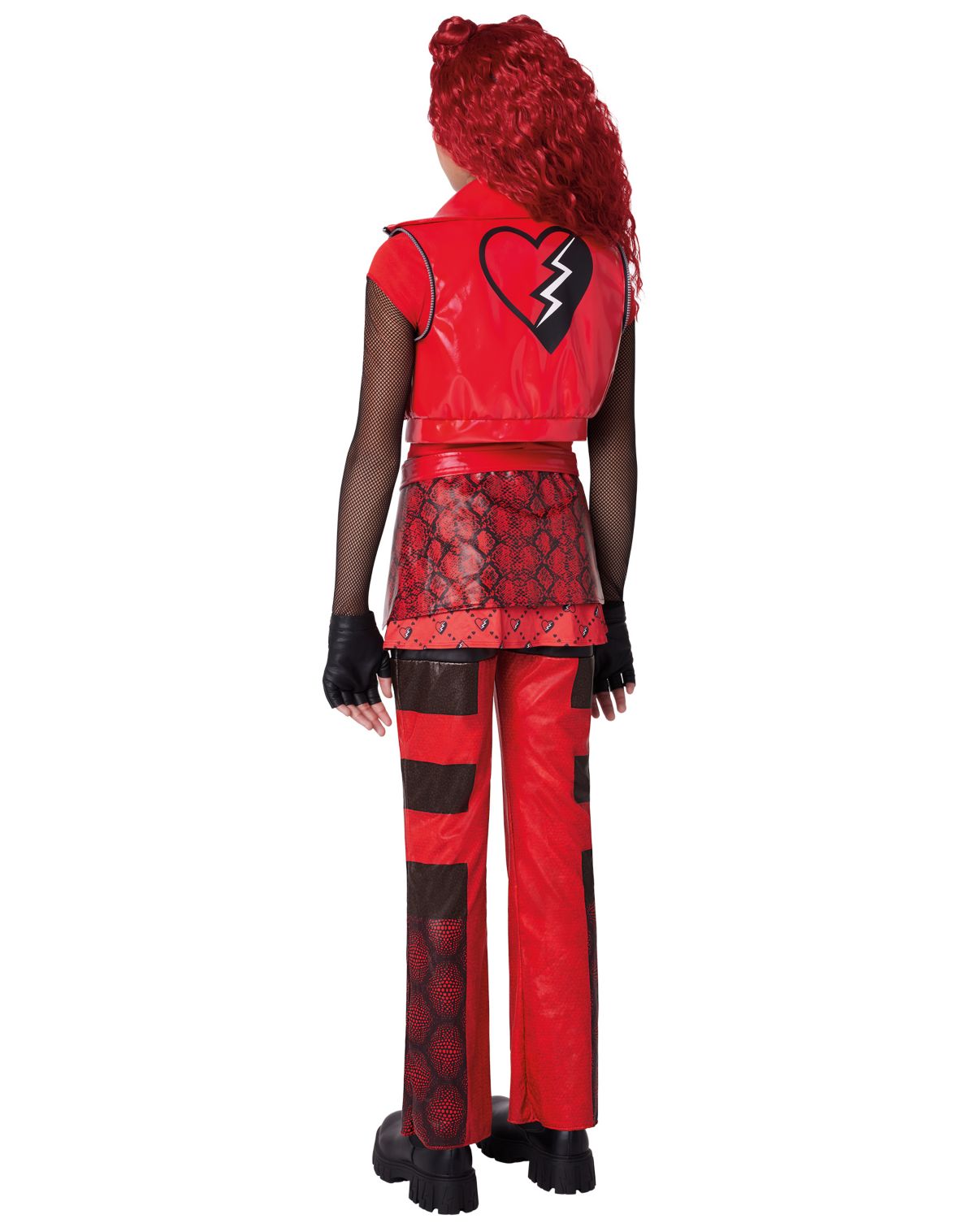 Kids Red Jumpsuit Costume - Descendants: The Rise of Red - Image 2