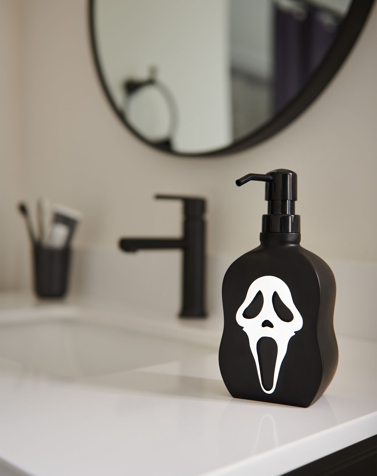Ghost Face Soap Dispenser