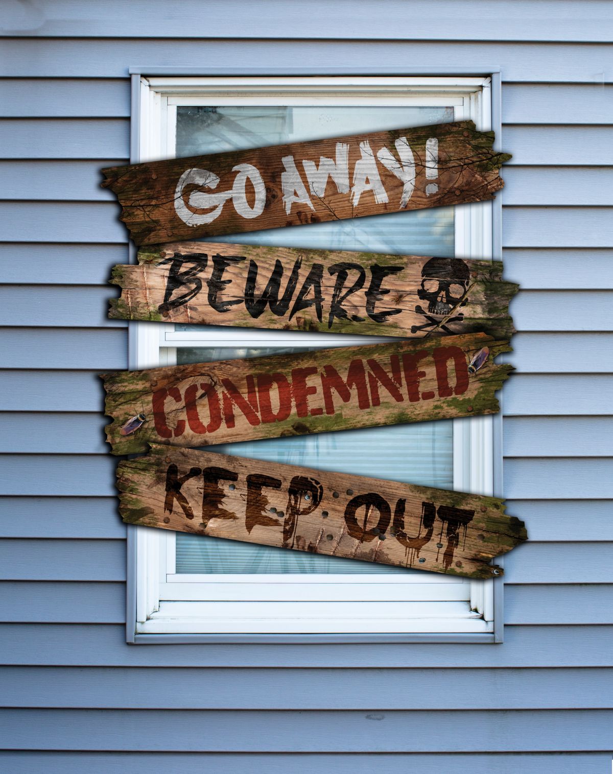 Scary Phrase Haunted Window Boards - Image 2