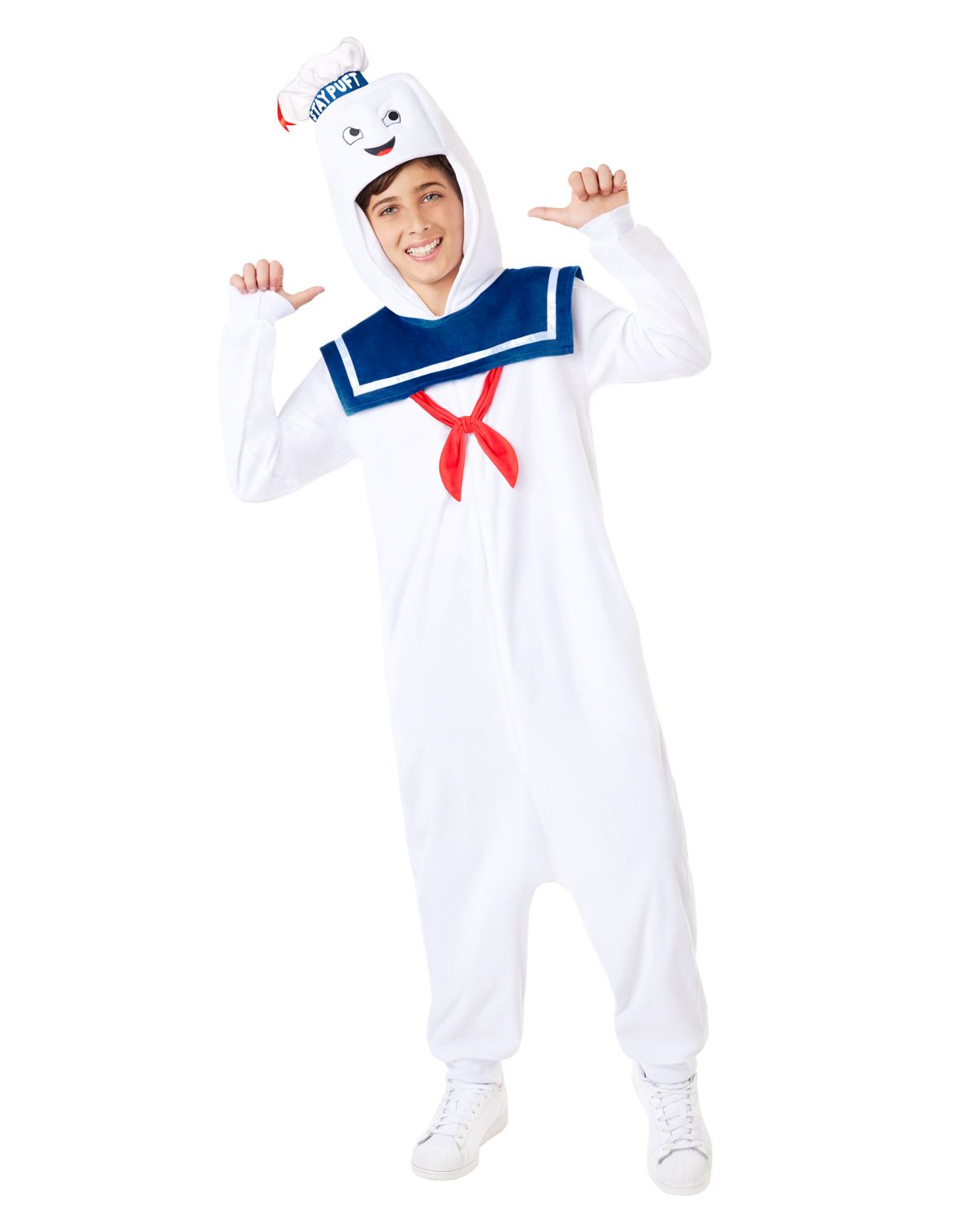 Kids Stay Puft Jumpsuit Costume - Ghostbusters