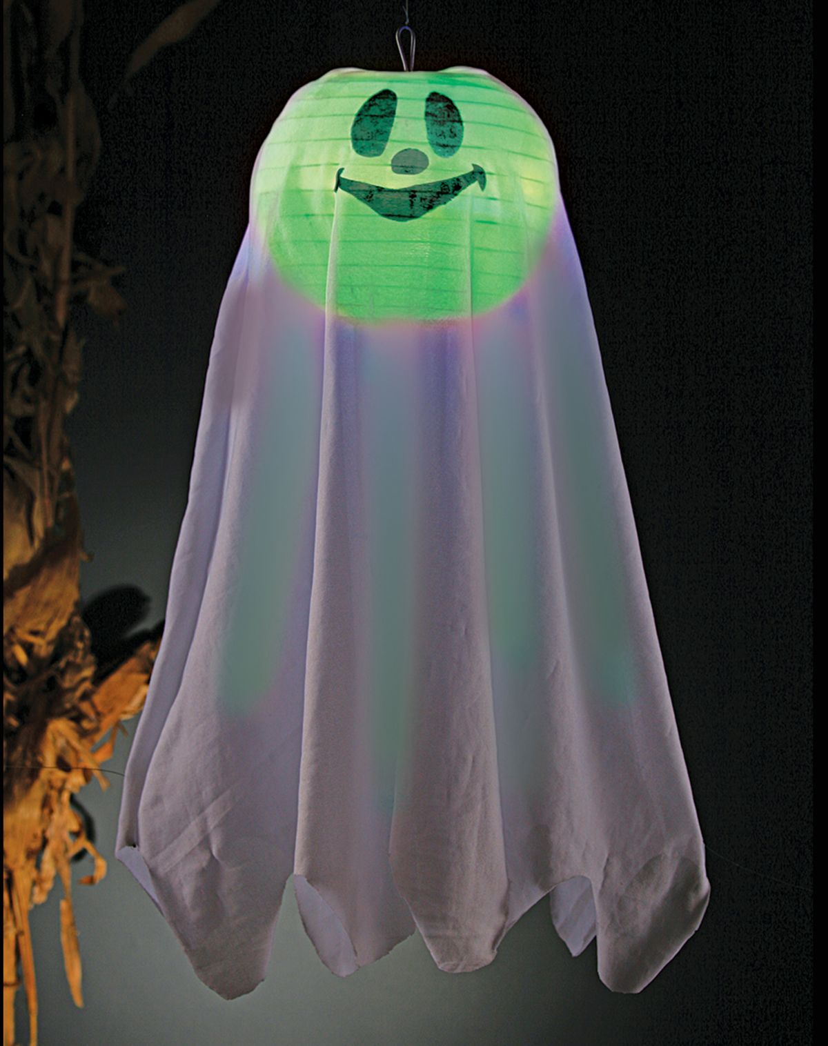 Happy Ghost Light-Up Hanging Lantern