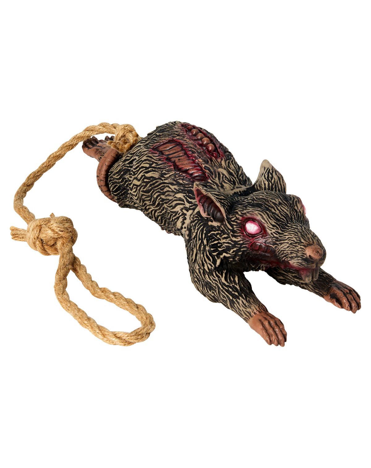 Hanging Zombie Rat Static Prop