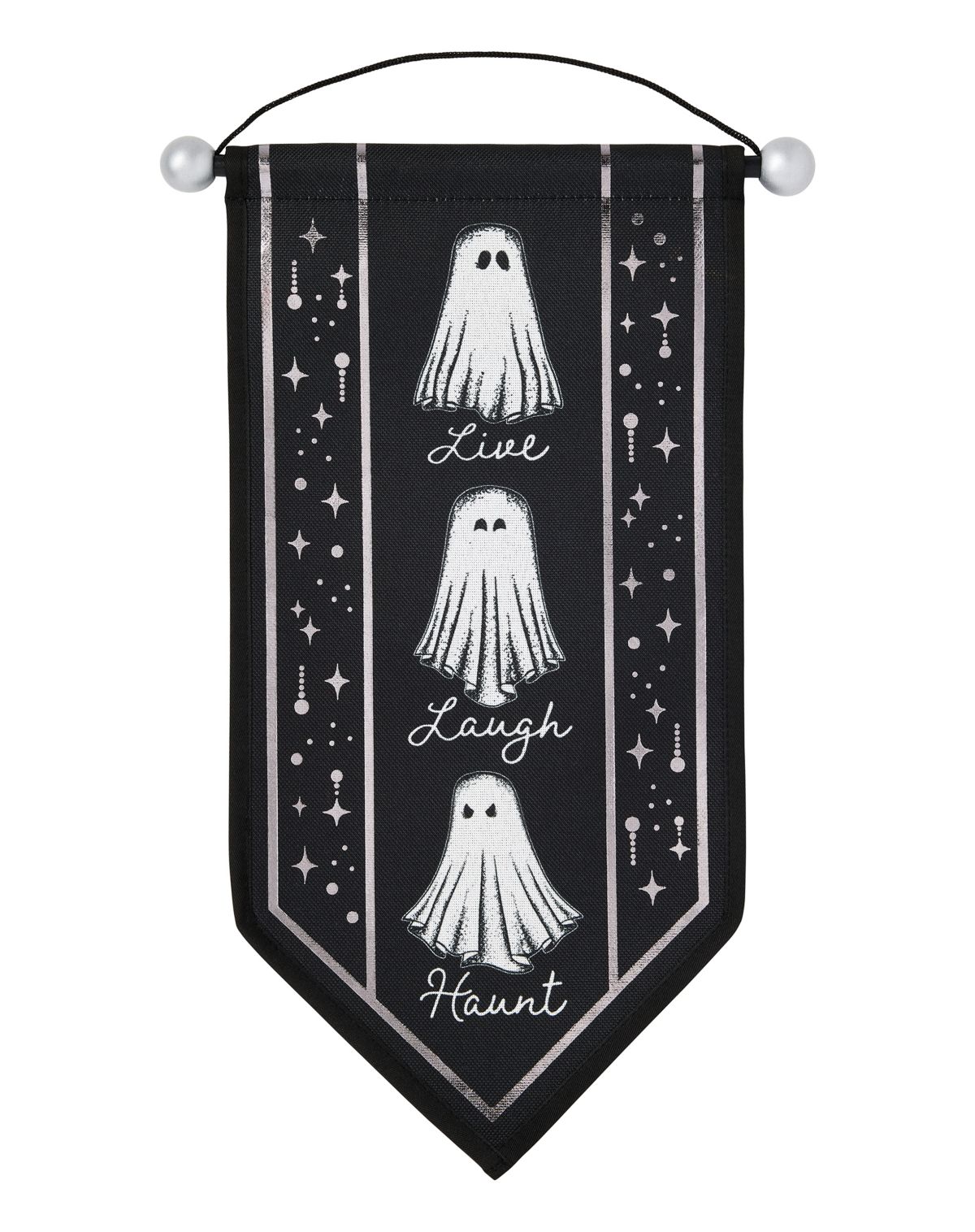 Ghost Live Laugh Haunt Banner