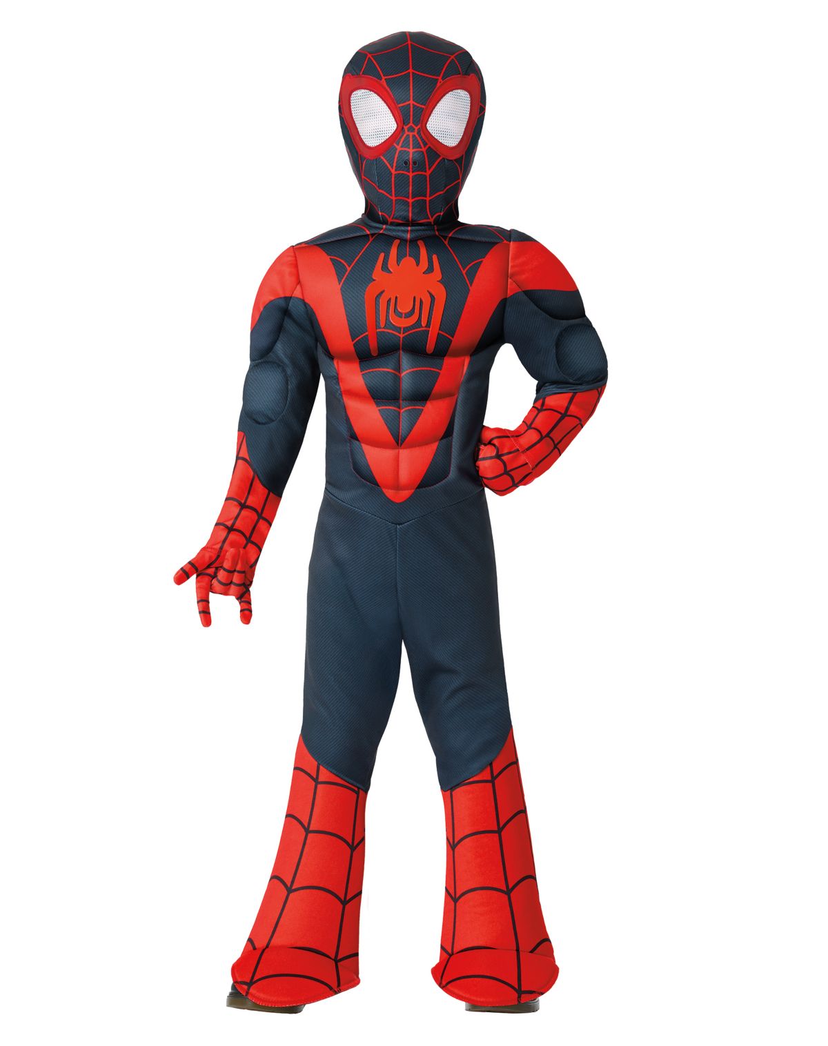 Toddler Spider-Man Spin Muscle Suit Costume - Spidey and His Amazing Friends