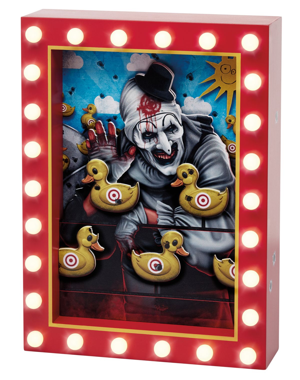 Light-Up Art the Clown Bullseye Sign - Terrifier - Image 2