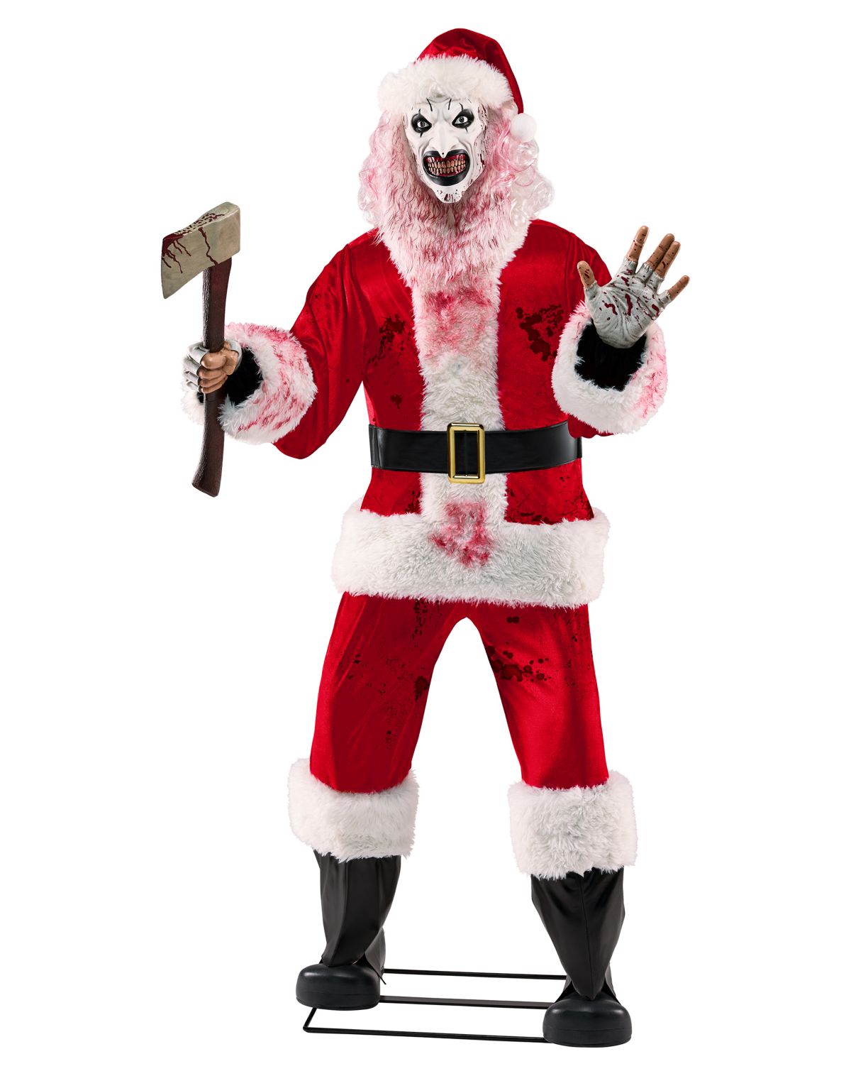 6 Ft 3 In Art the Clown Santa Claus Animatronic - Terrifier 3 - Image 2