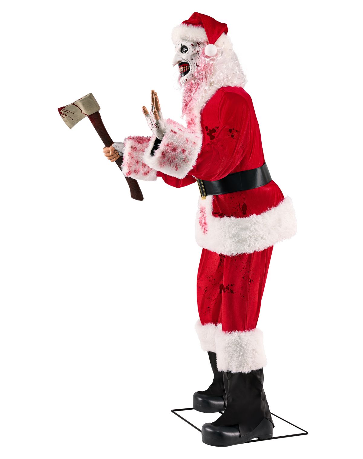 6 Ft 3 In Art the Clown Santa Claus Animatronic - Terrifier 3 - Image 3