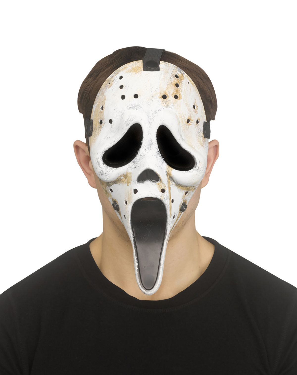 Kids Ghost Face Hockey Half Mask