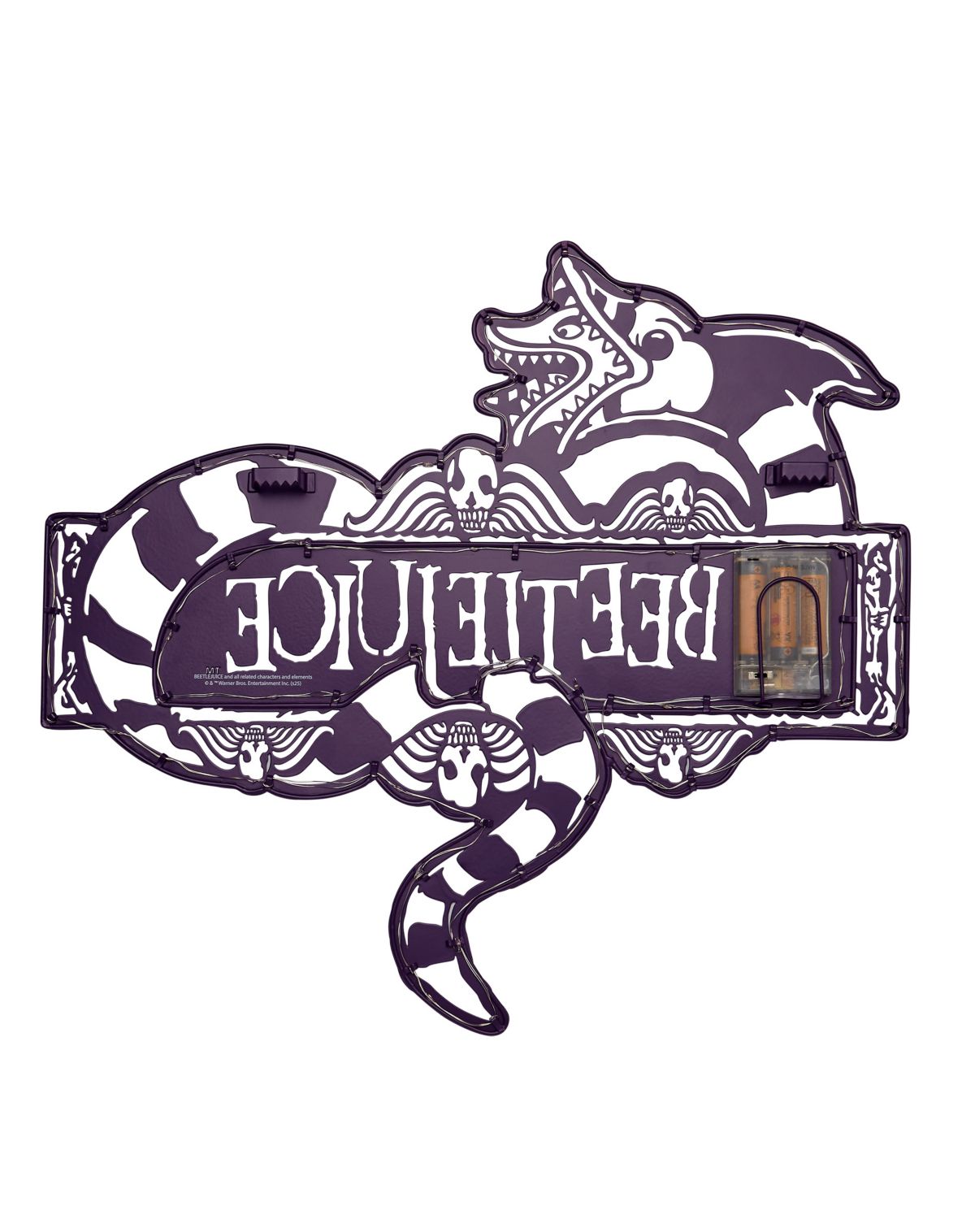 Beetlejuice Sandworm LED Light-Up Sign - Image 3